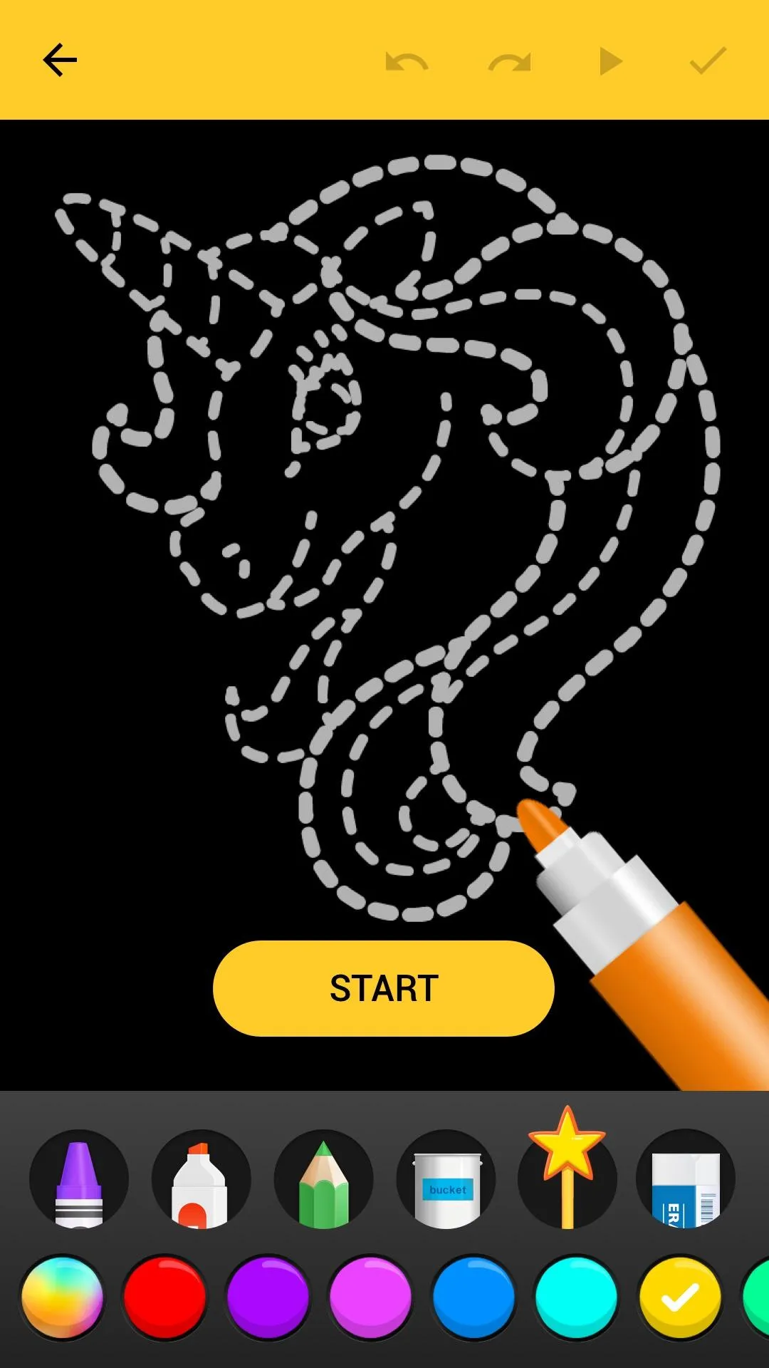 Learn to Draw Glow Cartoon | Indus Appstore | Screenshot