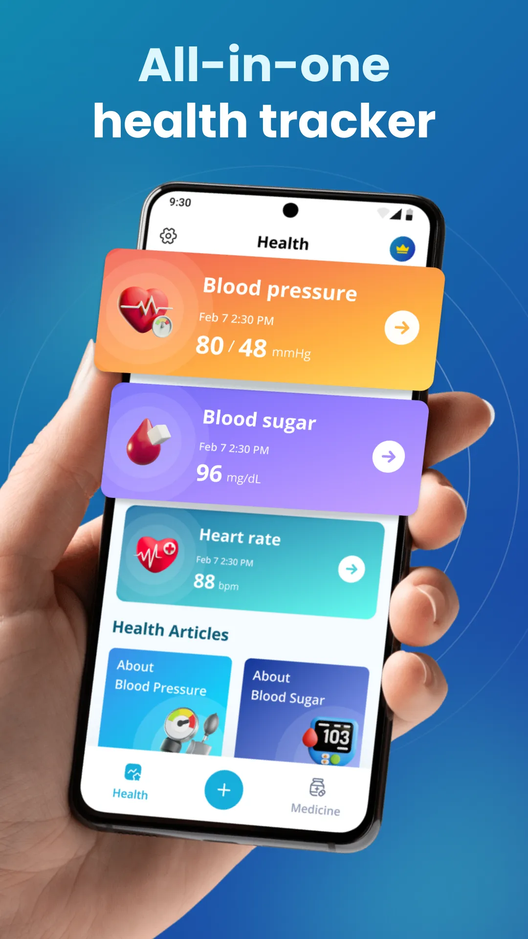 iPulse: Heart Rate, BP Tracker | Indus Appstore | Screenshot