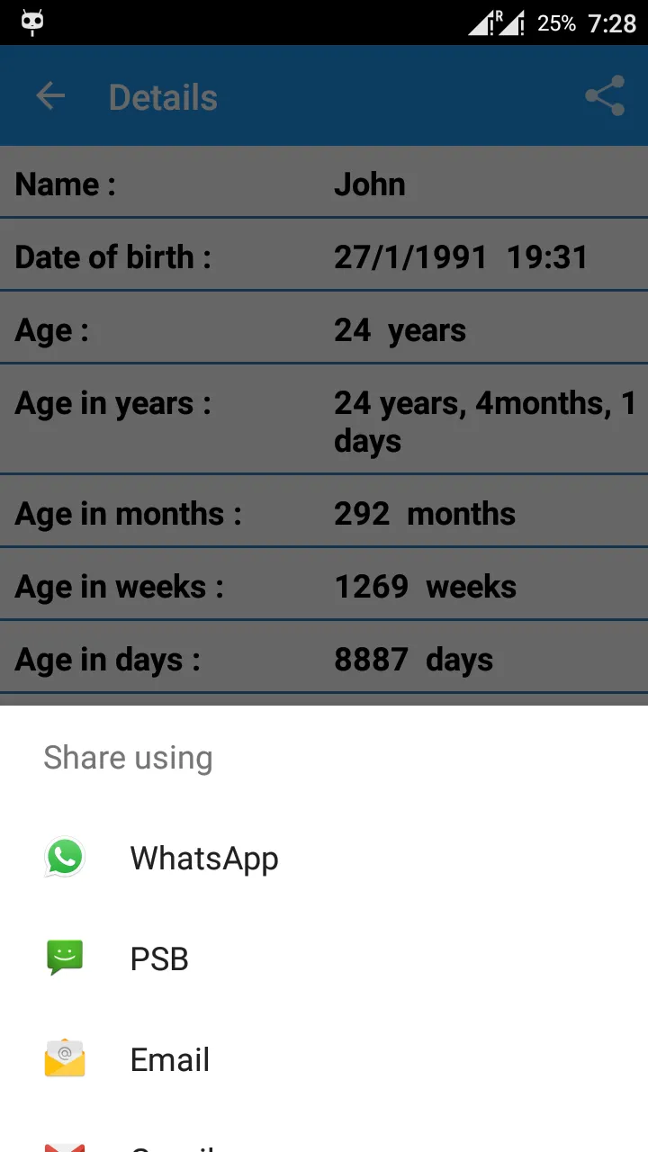 Age Calculator | Indus Appstore | Screenshot