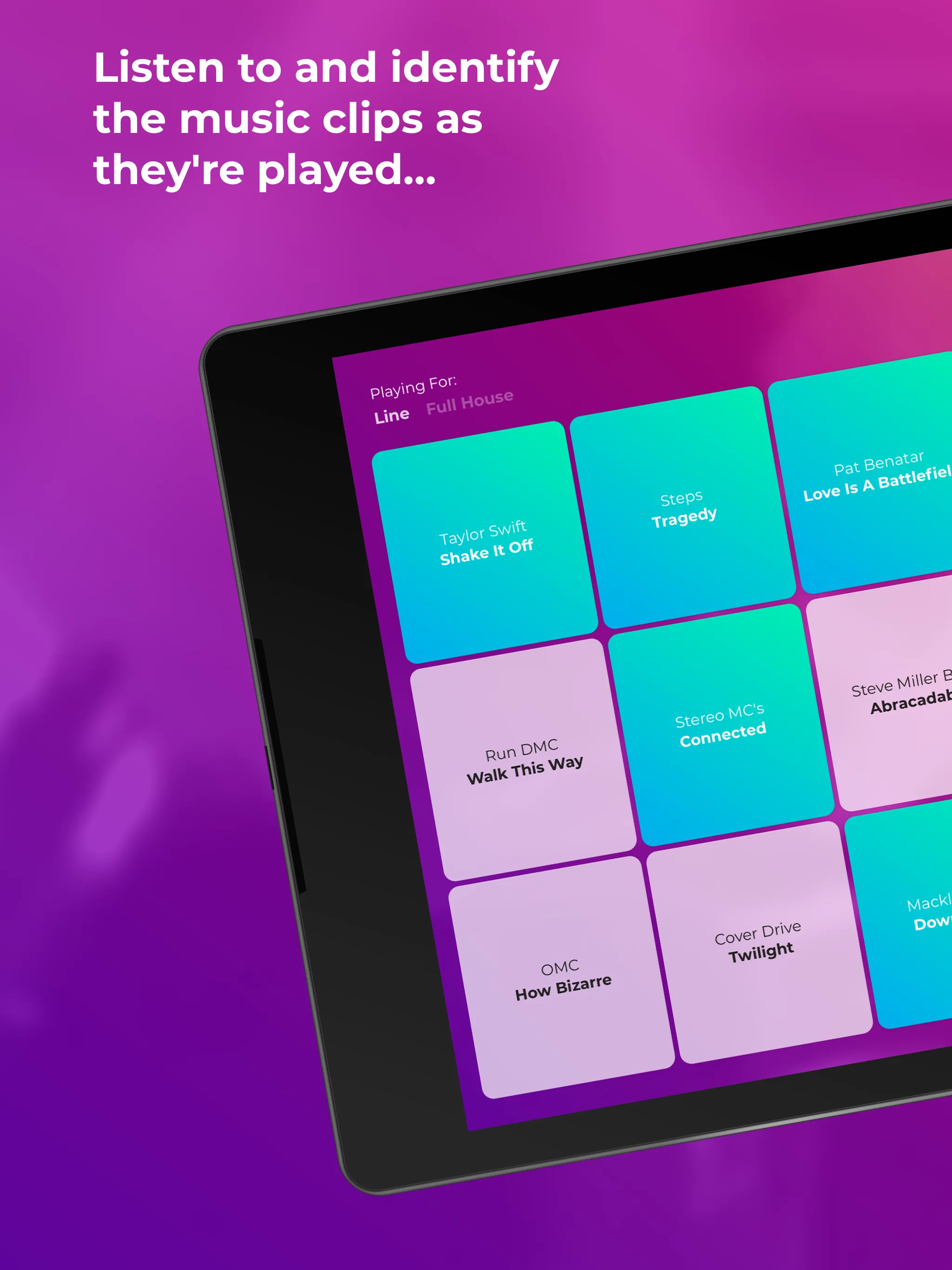 Rock and Roll Bingo Music Quiz | Indus Appstore | Screenshot