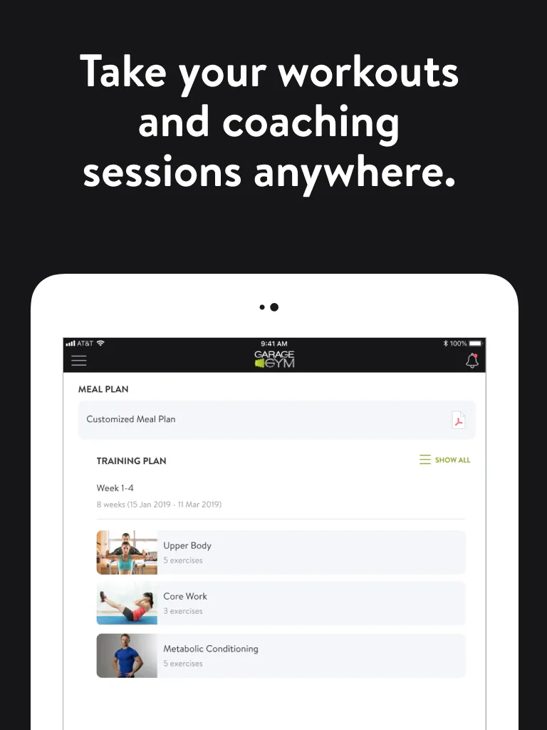 The Garage Gym App | Indus Appstore | Screenshot