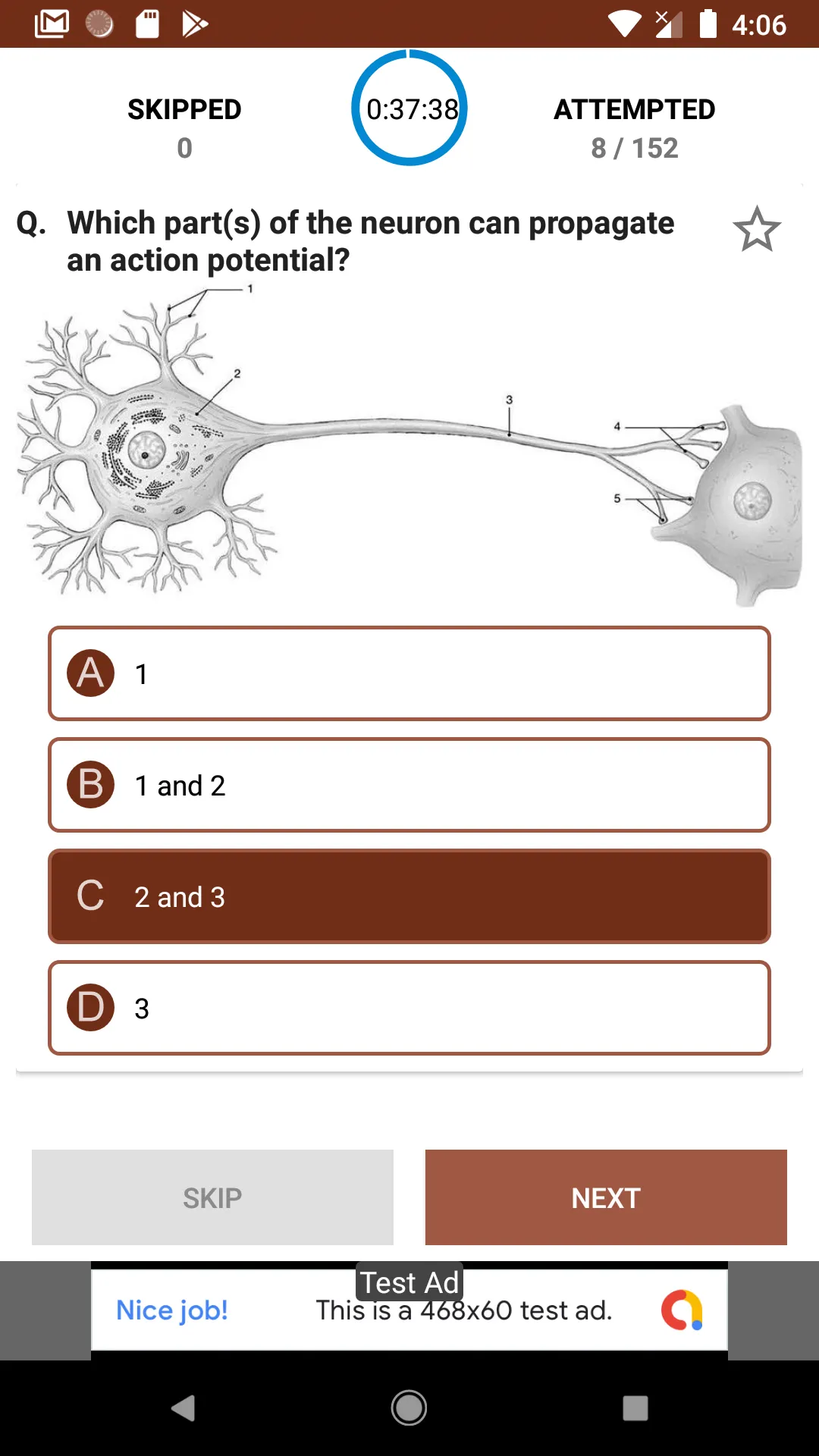 Anatomy Physiology Test Prep | Indus Appstore | Screenshot