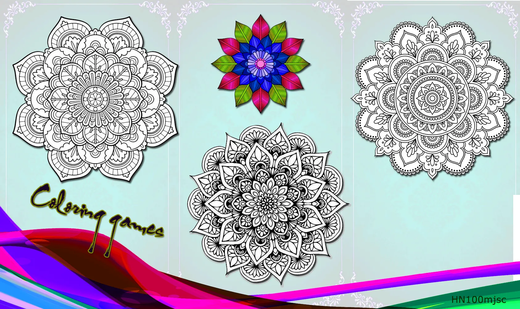 Mandala coloring games | Indus Appstore | Screenshot