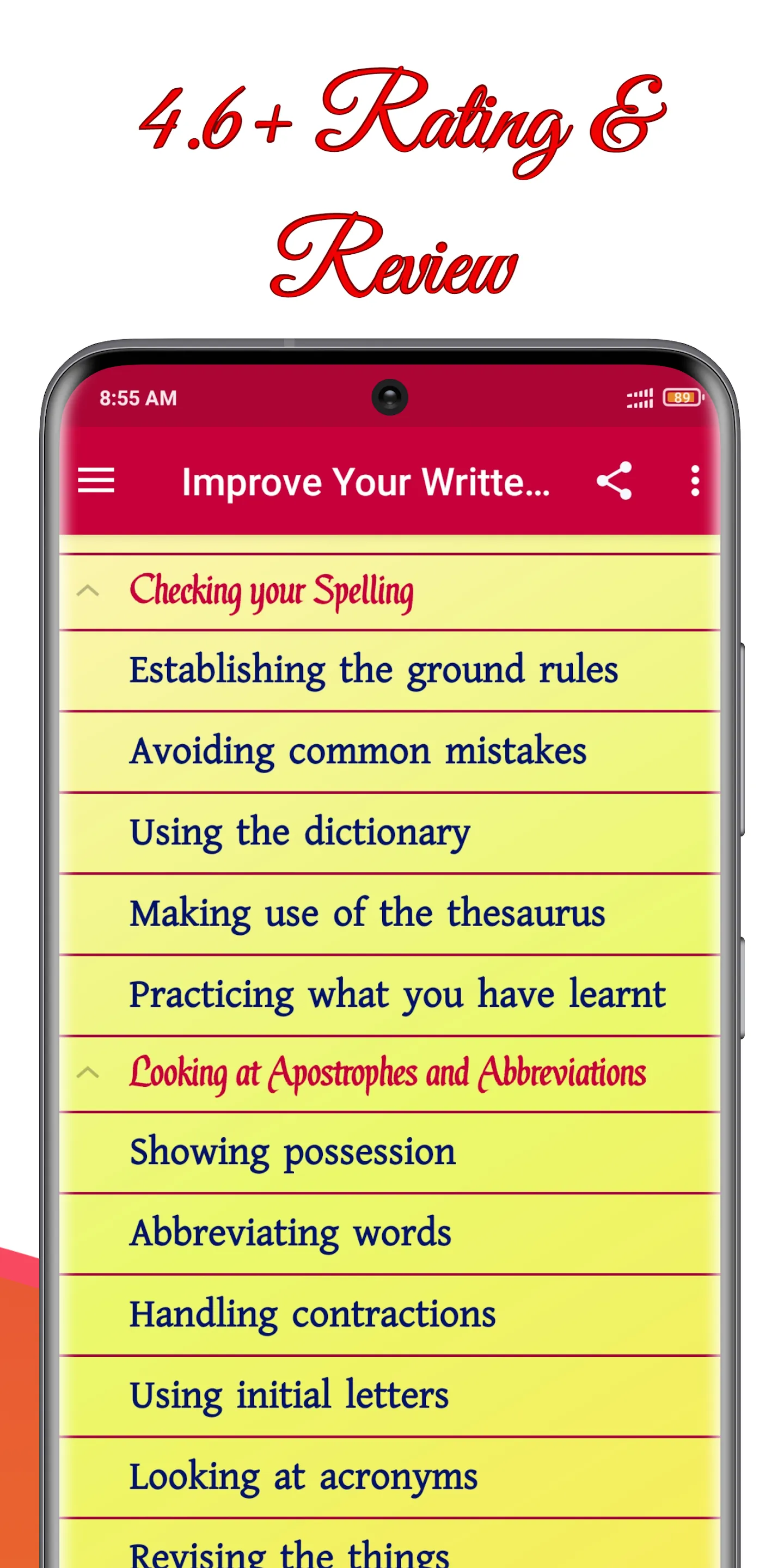 Improve English Writing Skills | Indus Appstore | Screenshot