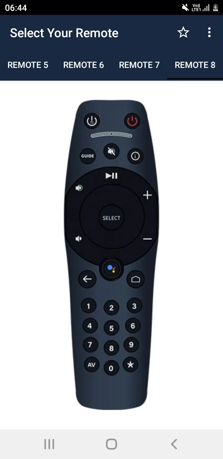 Tata Sky Remote Control | Indus Appstore | Screenshot