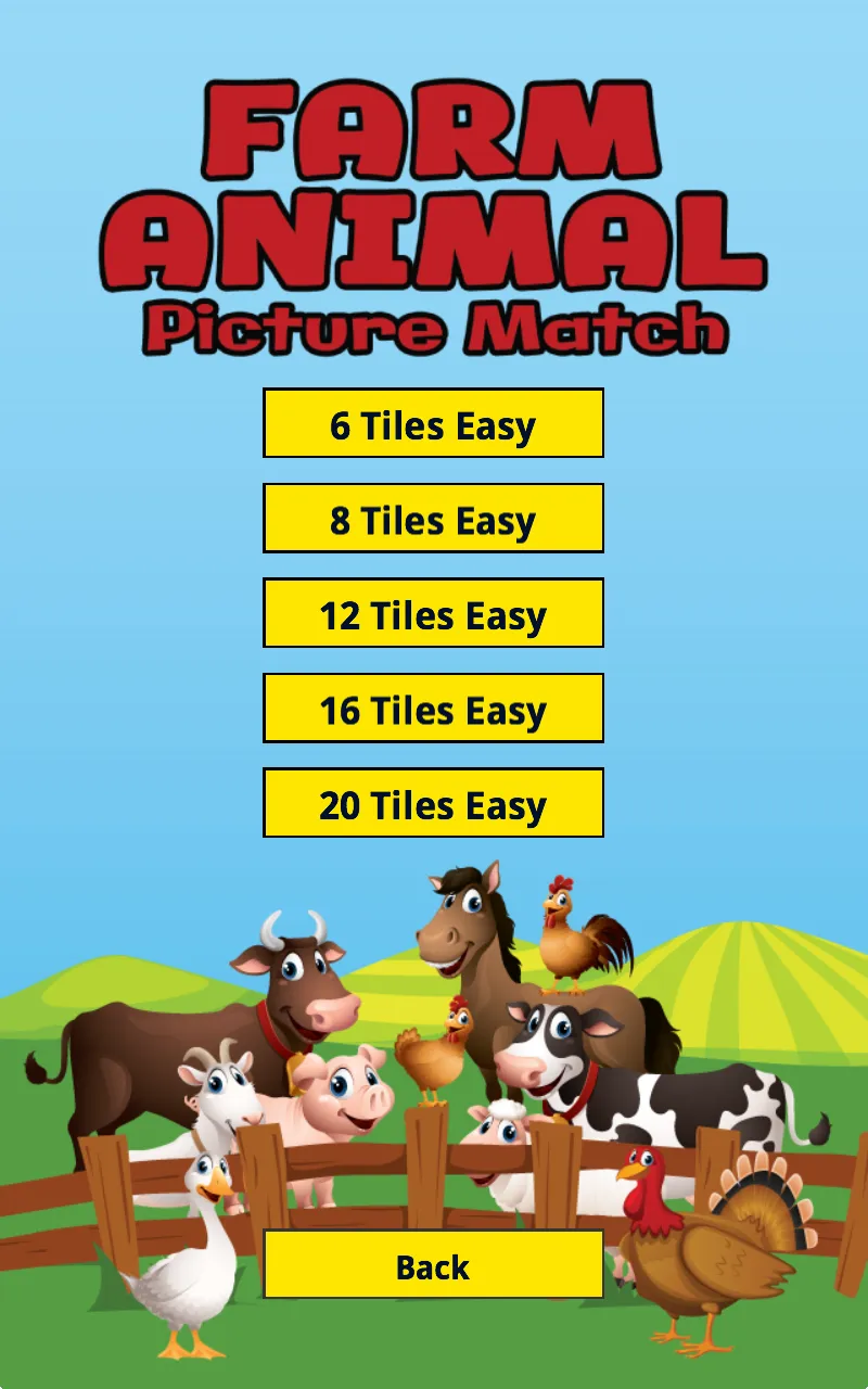 Farm Animal Picture Match Fun | Indus Appstore | Screenshot