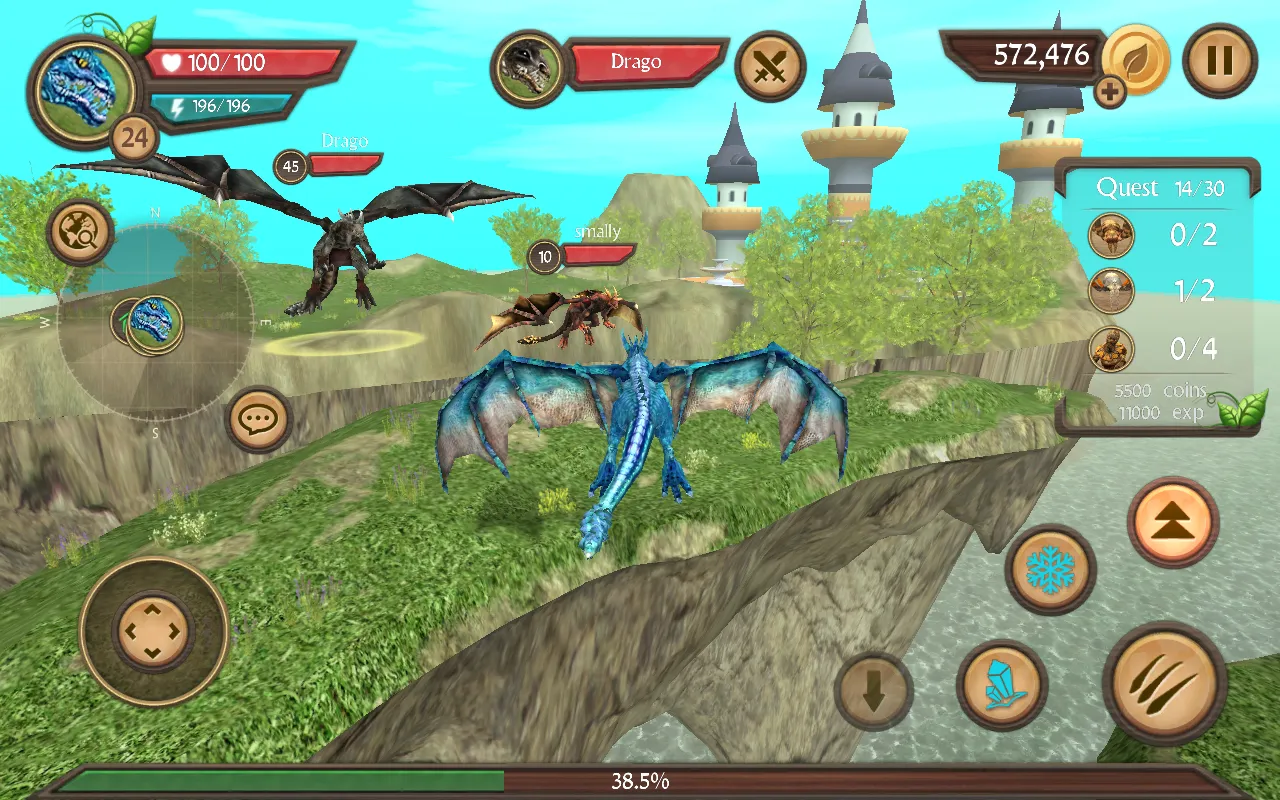 Dragon Sim Online: Be A Dragon | Indus Appstore | Screenshot