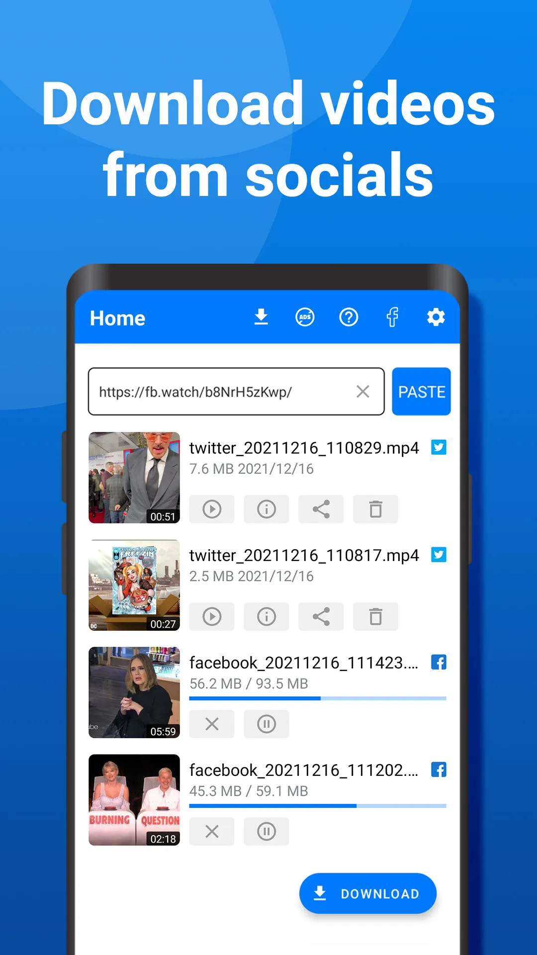 Video Downloader - All Socials | Indus Appstore | Screenshot