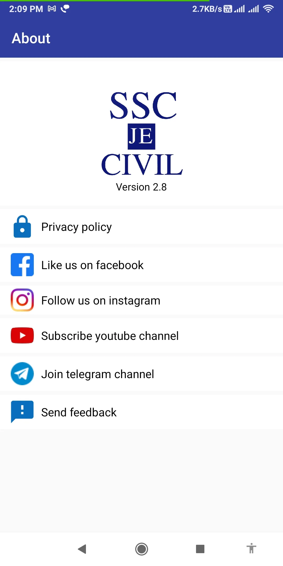 SSC JE CIVIL | Indus Appstore | Screenshot