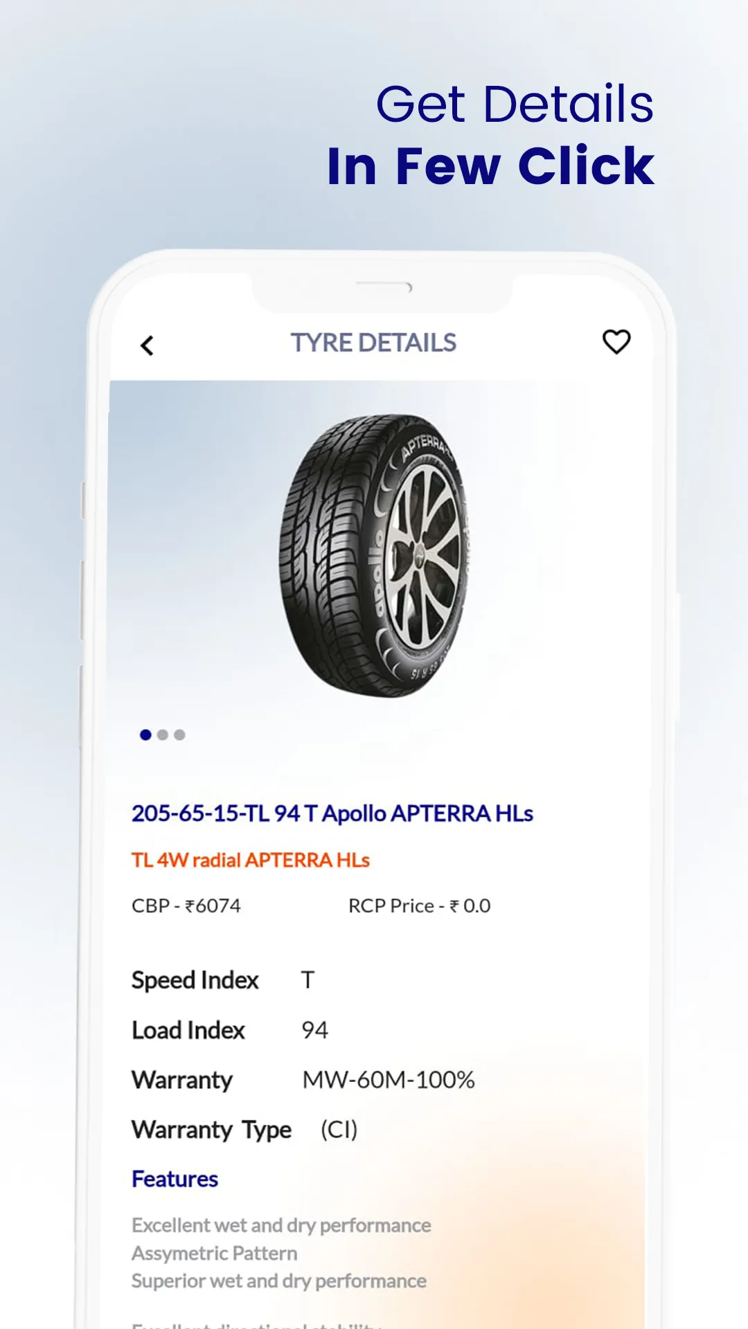 Tyres Price List | Indus Appstore | Screenshot