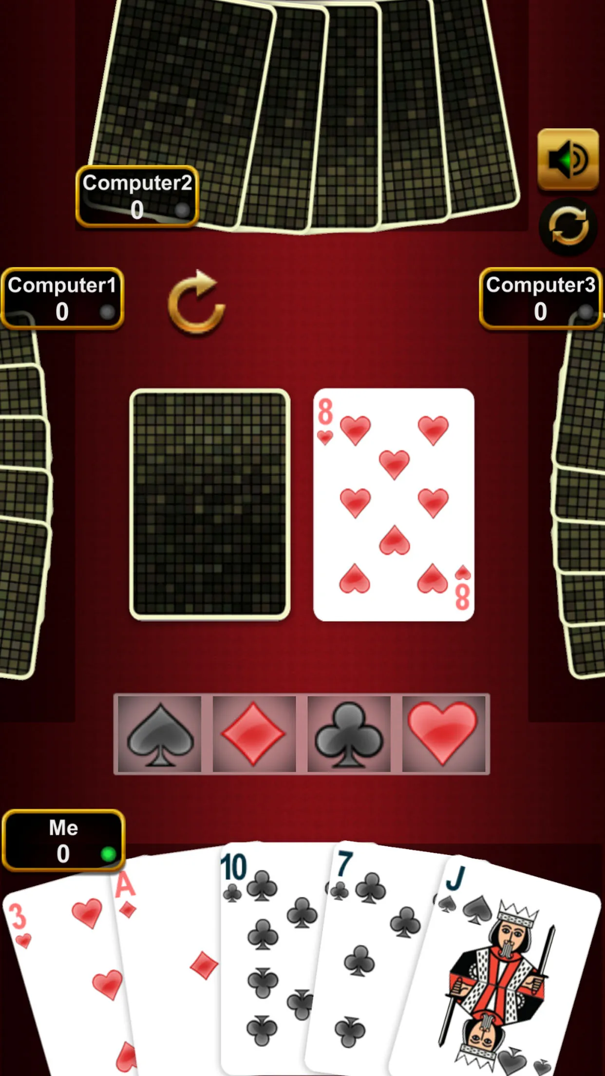 Crazy Eights Card Game Offline | Indus Appstore | Screenshot