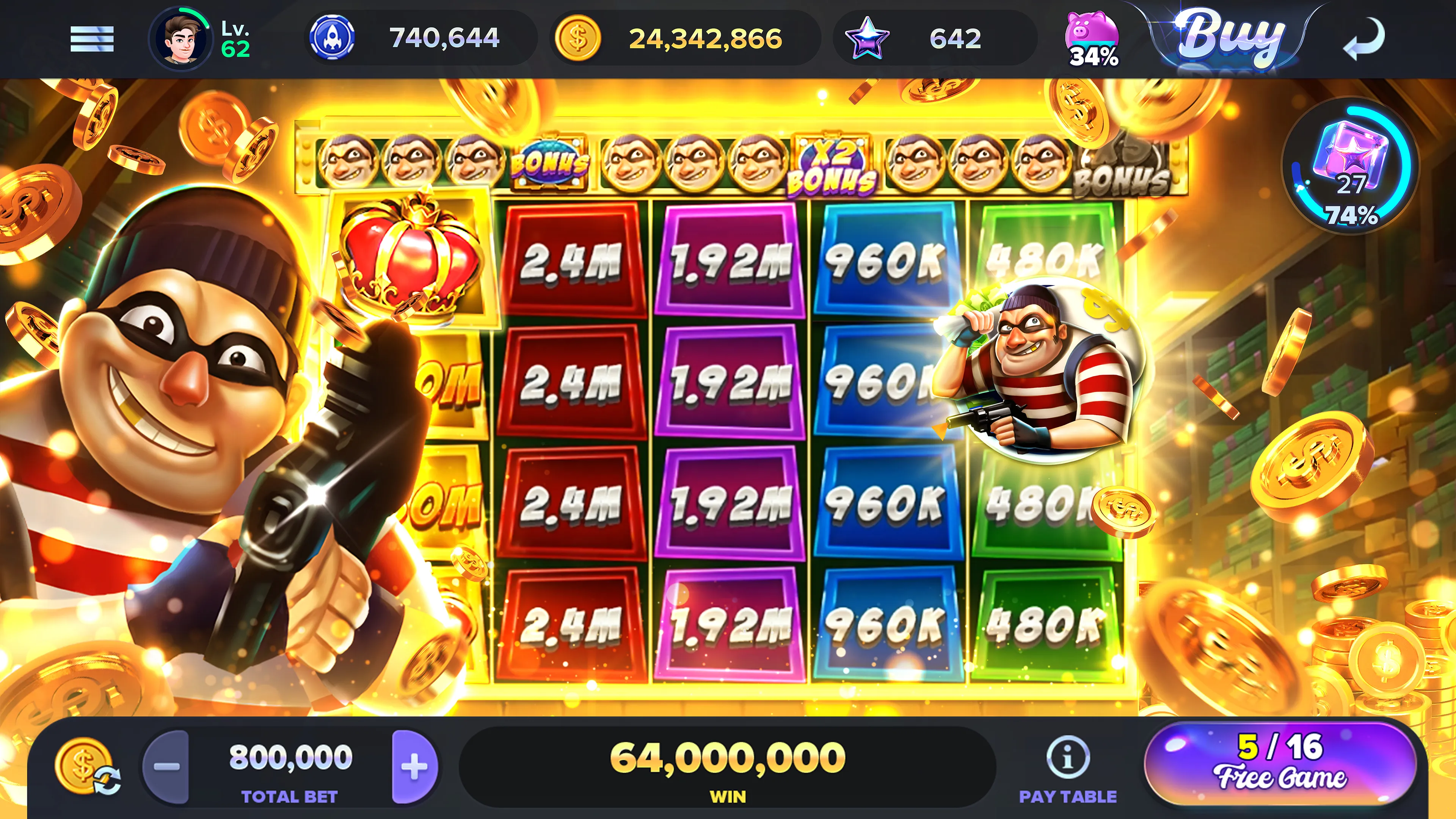 Pebble City - Casino Slots | Indus Appstore | Screenshot