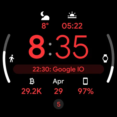 Digital Informer: Watch face | Indus Appstore | Screenshot