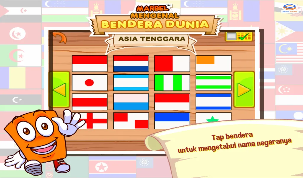 Marbel Belajar Bendera Negara | Indus Appstore | Screenshot