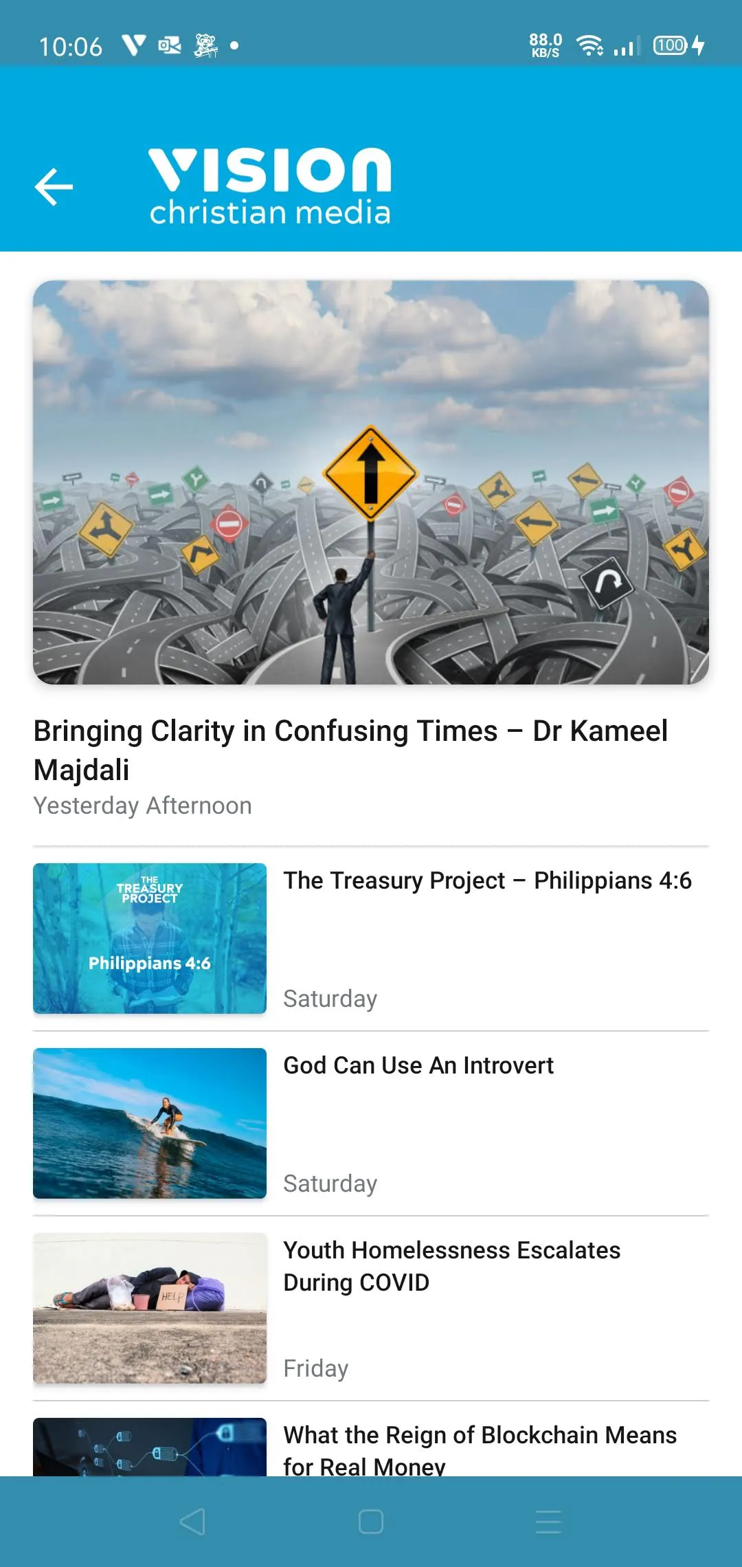 Vision Christian Media | Indus Appstore | Screenshot