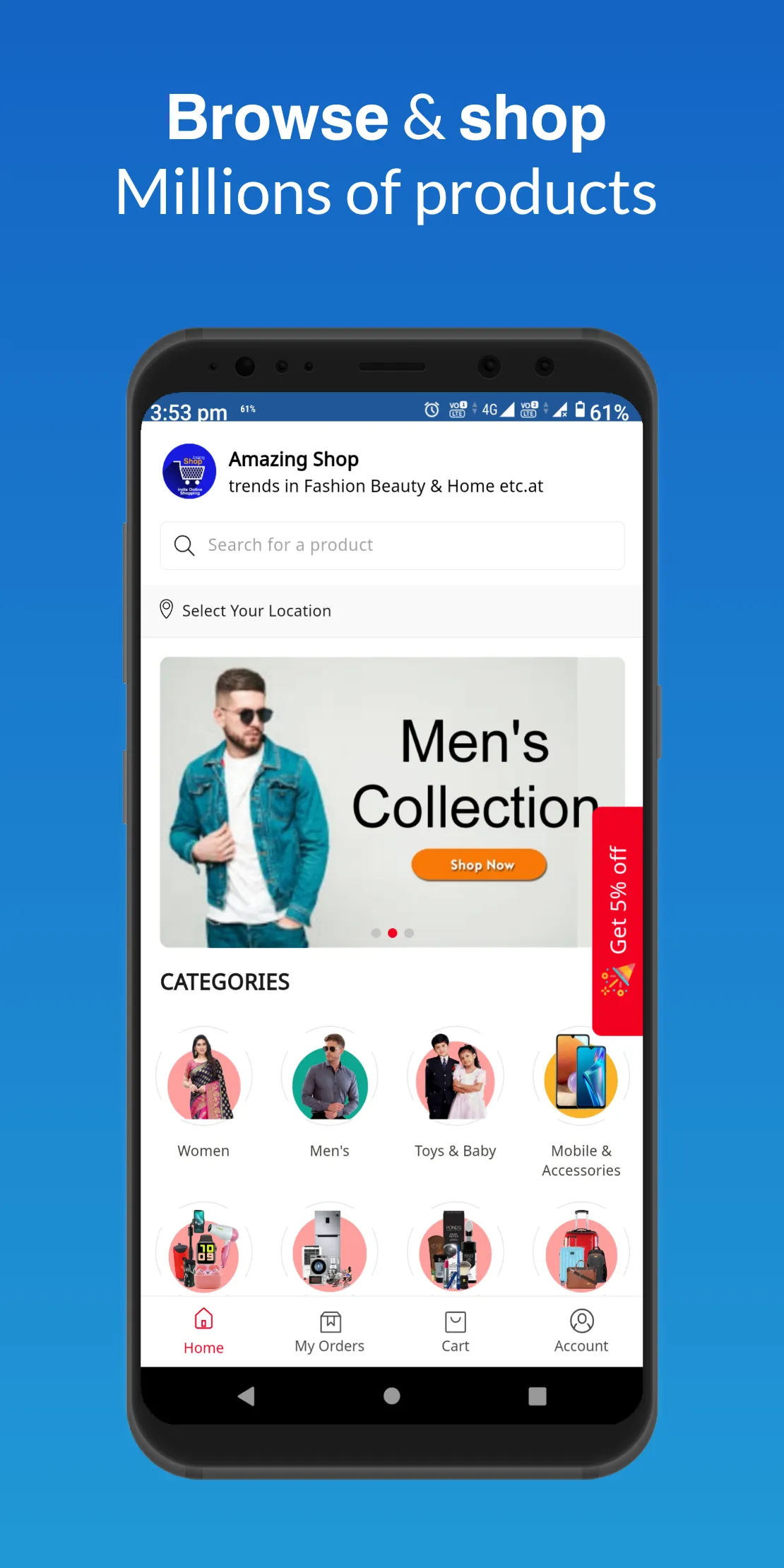 Amazing Shop online shopping | Indus Appstore | Screenshot