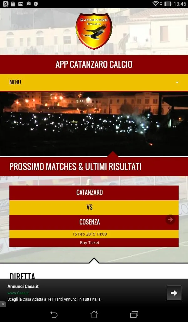 Catanzaro Calcio | Indus Appstore | Screenshot