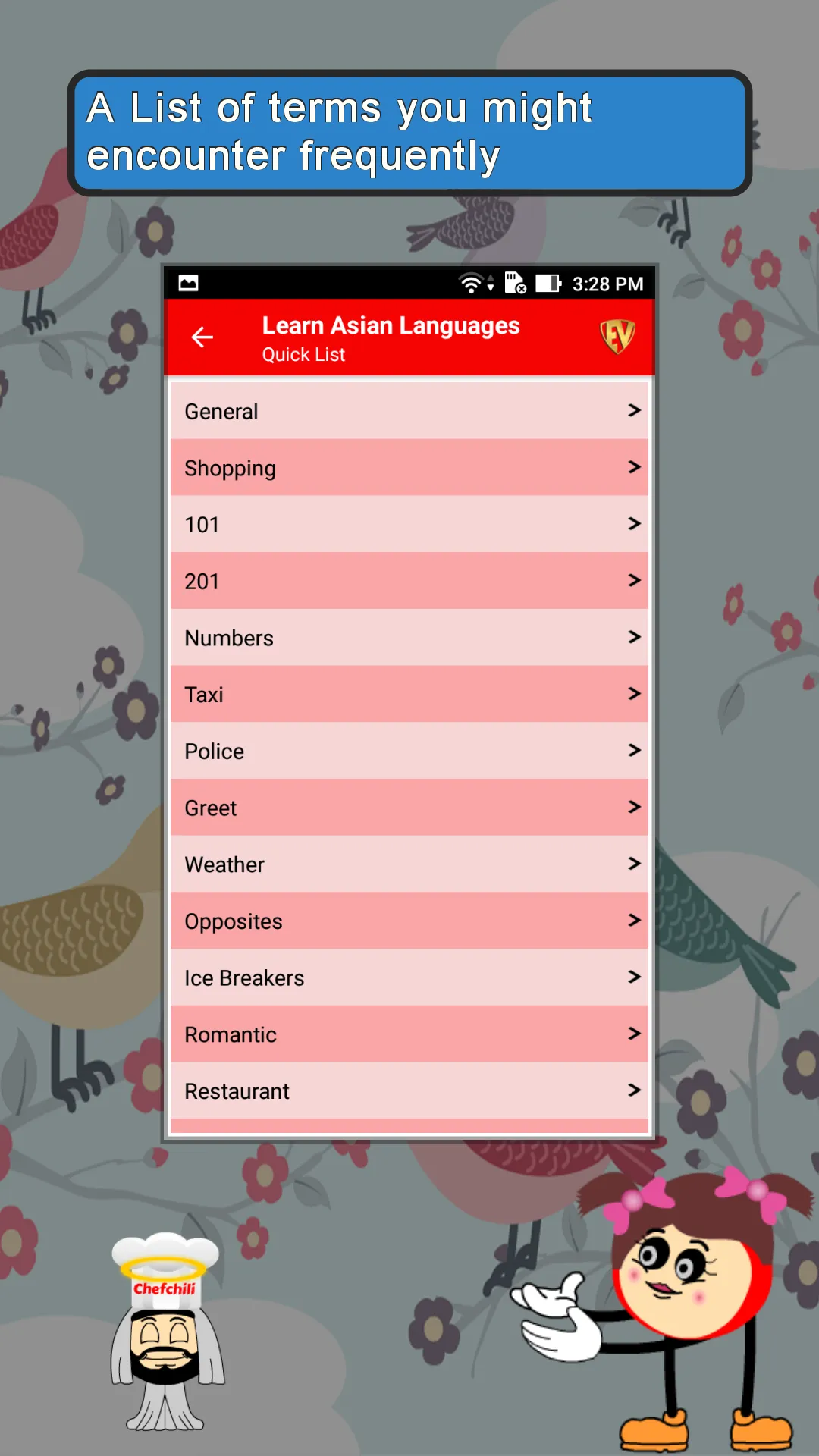 Learn Asian Languages Guide | Indus Appstore | Screenshot