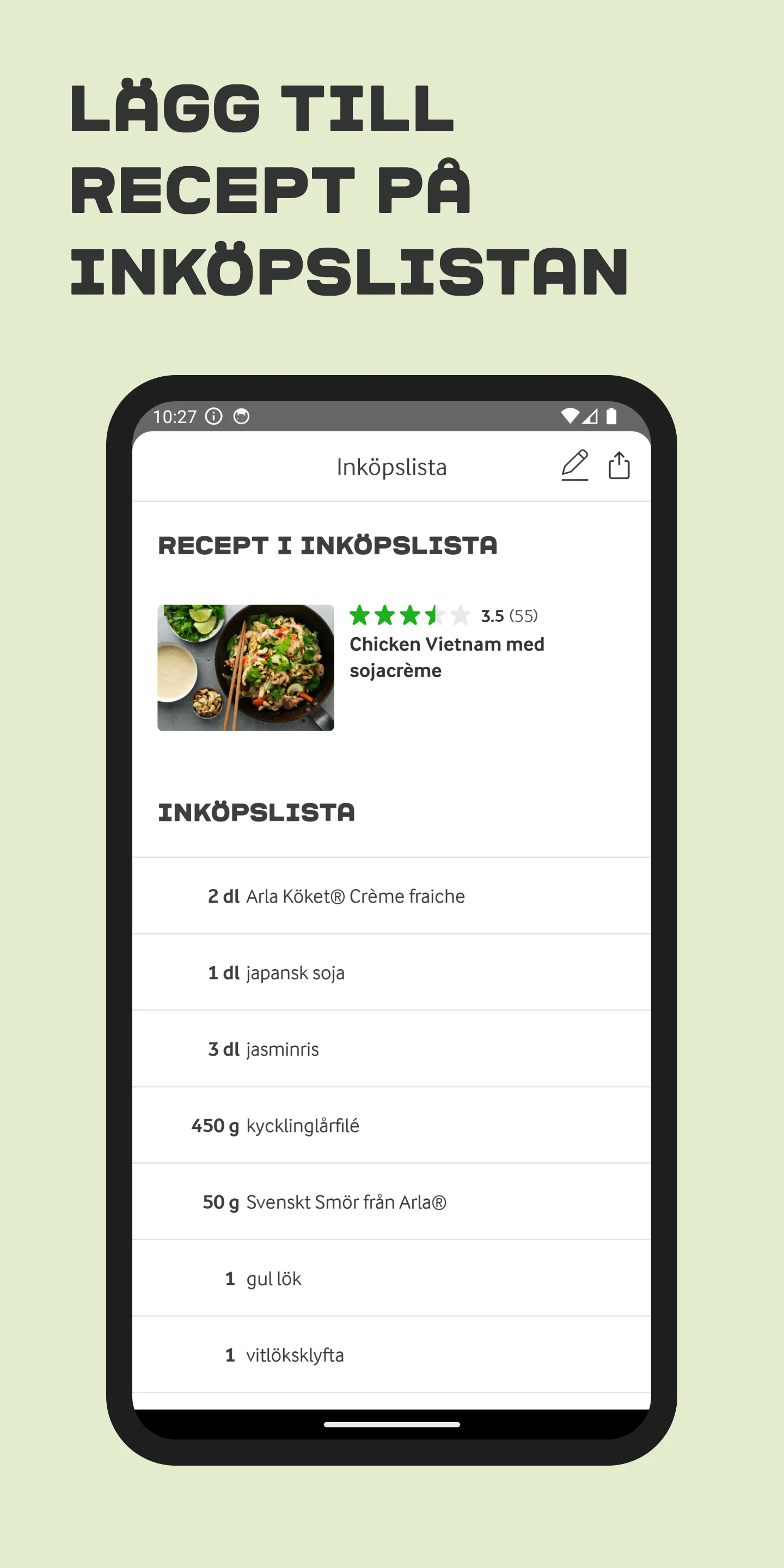 Arla Mat - Recept | Indus Appstore | Screenshot