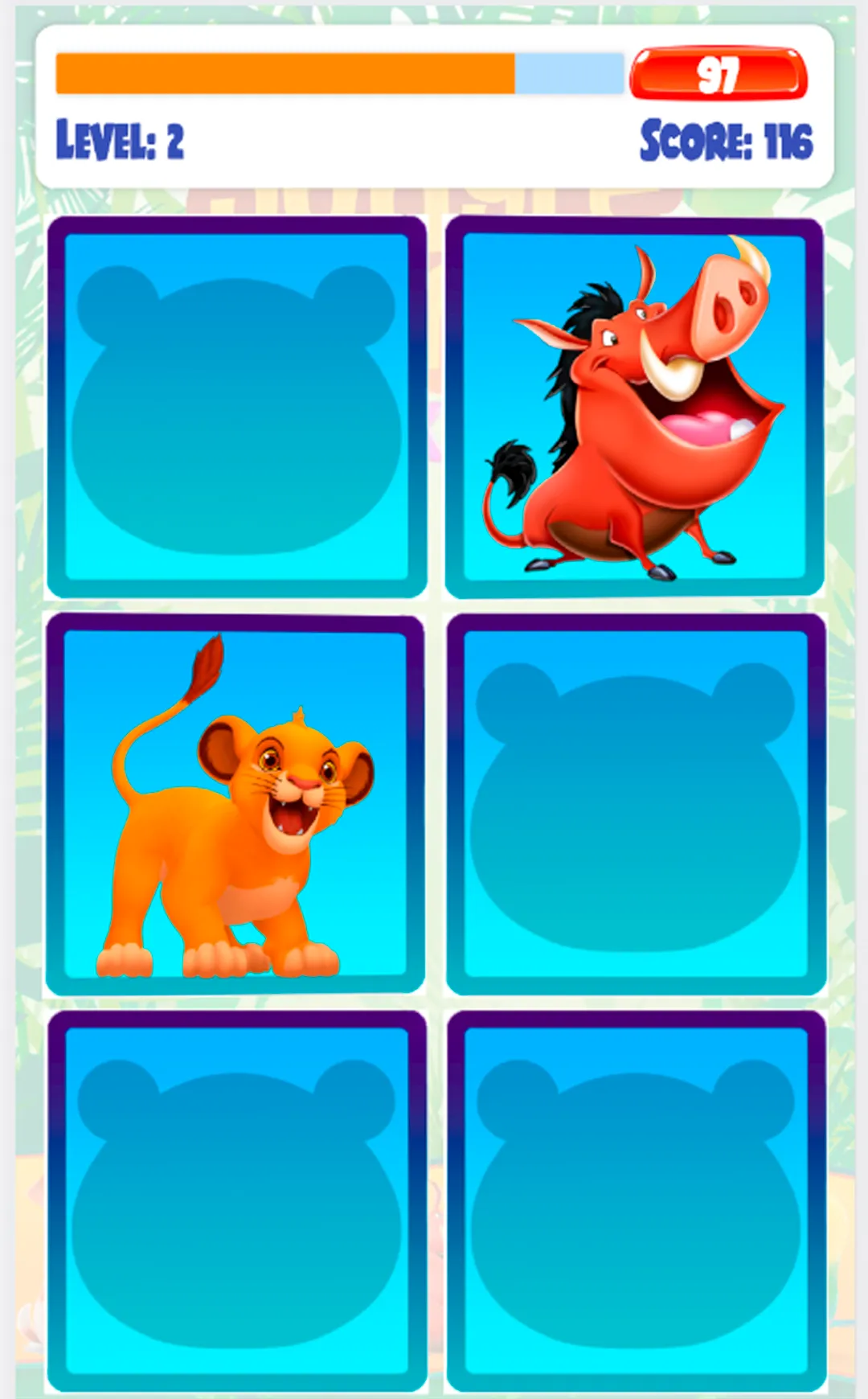 Memorygame for kids: Animals | Indus Appstore | Screenshot