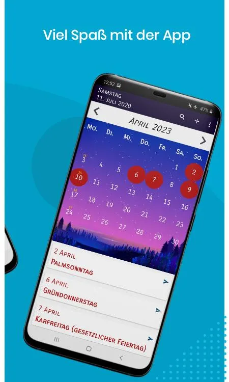 Kalender Österreich 2025 | Indus Appstore | Screenshot