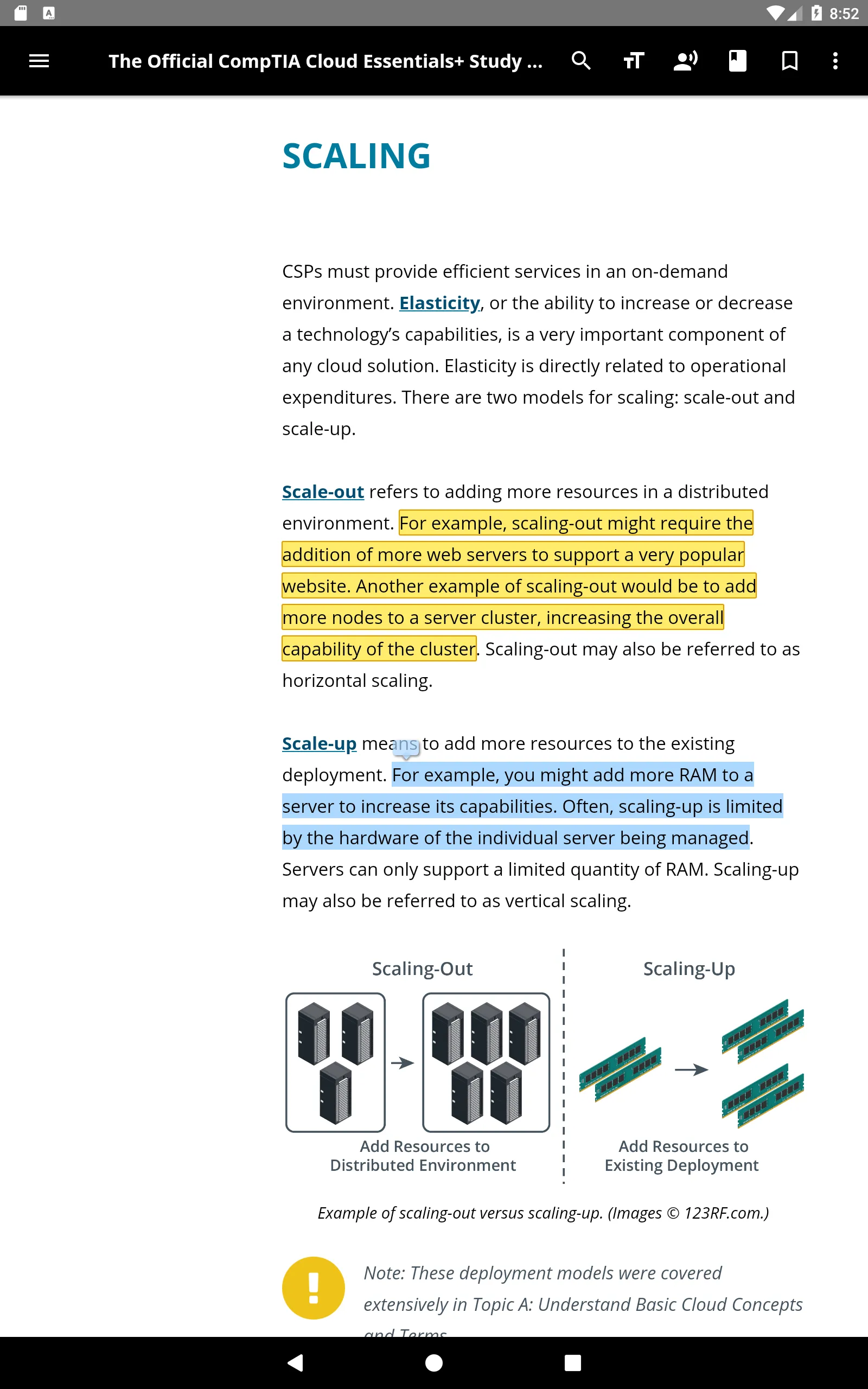 The CompTIA Self-Paced eReader | Indus Appstore | Screenshot