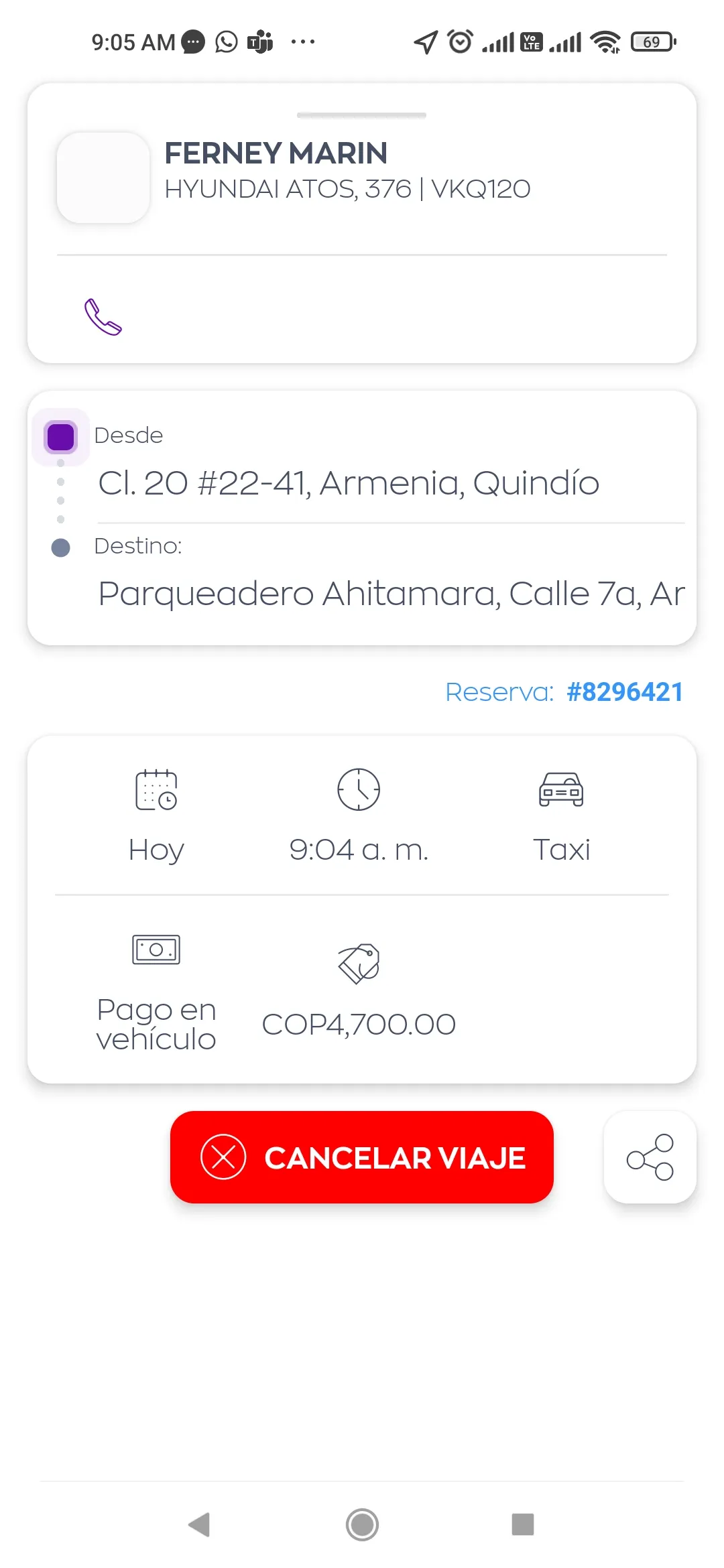 Taxis Cootrafun Armenia | Indus Appstore | Screenshot