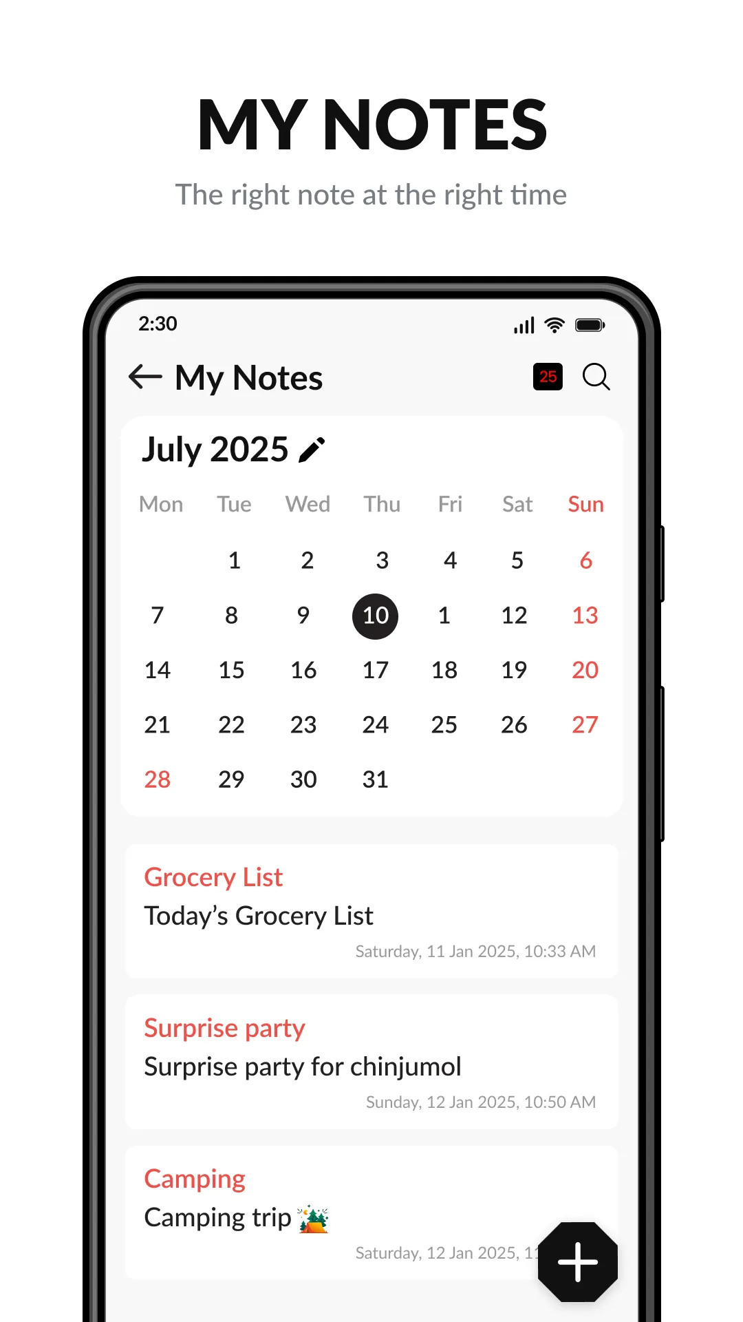 Calendar 2025 | Indus Appstore | Screenshot