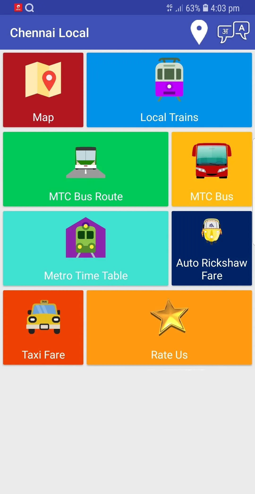 Chennai Metro Map & Local Subu | Indus Appstore | Screenshot