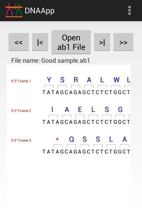 DNAApp: DNA sequence analyzer | Indus Appstore | Screenshot