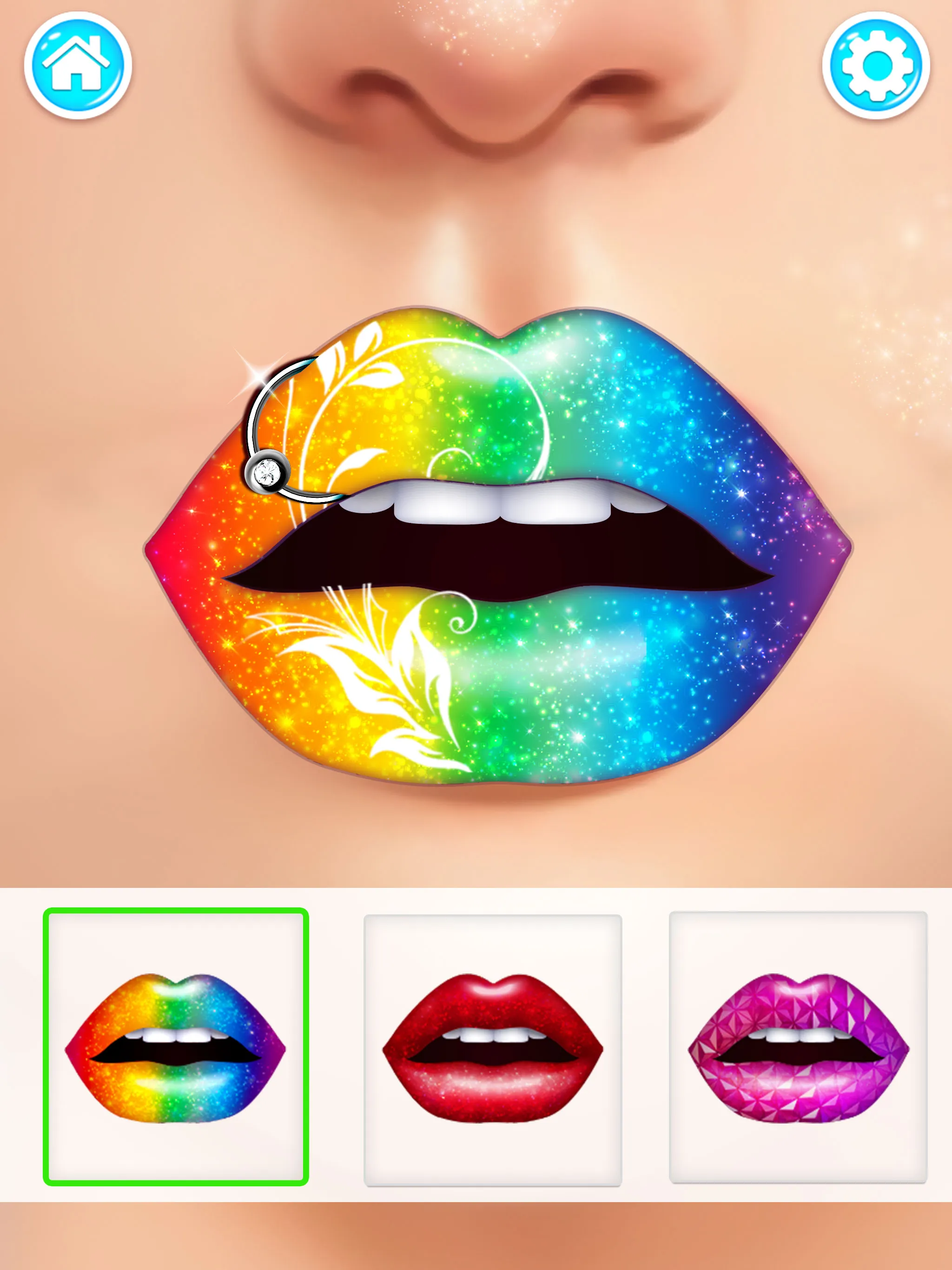 Lip Art Salon: DIY Makeup Game | Indus Appstore | Screenshot