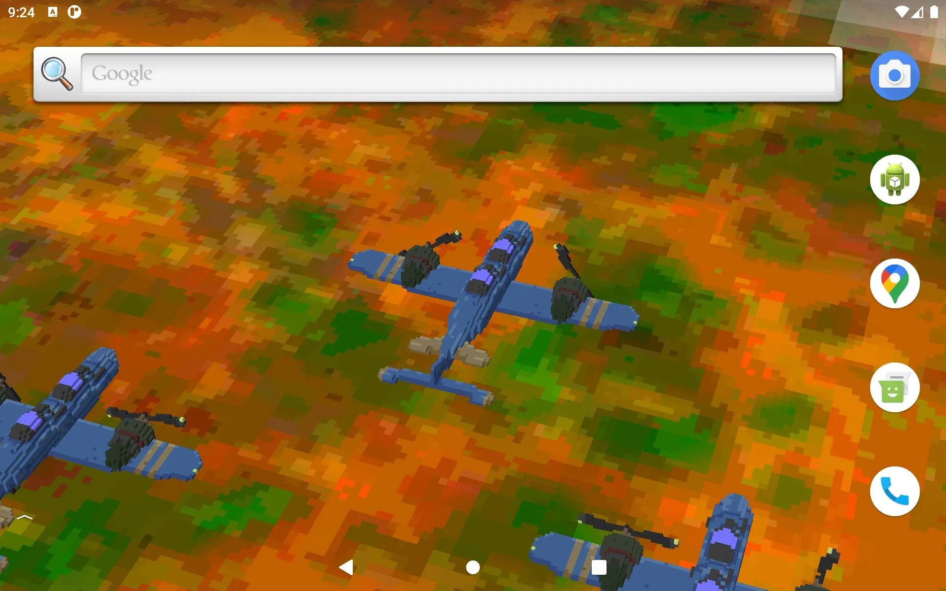 Voxel Airplanes 3D LWP | Indus Appstore | Screenshot