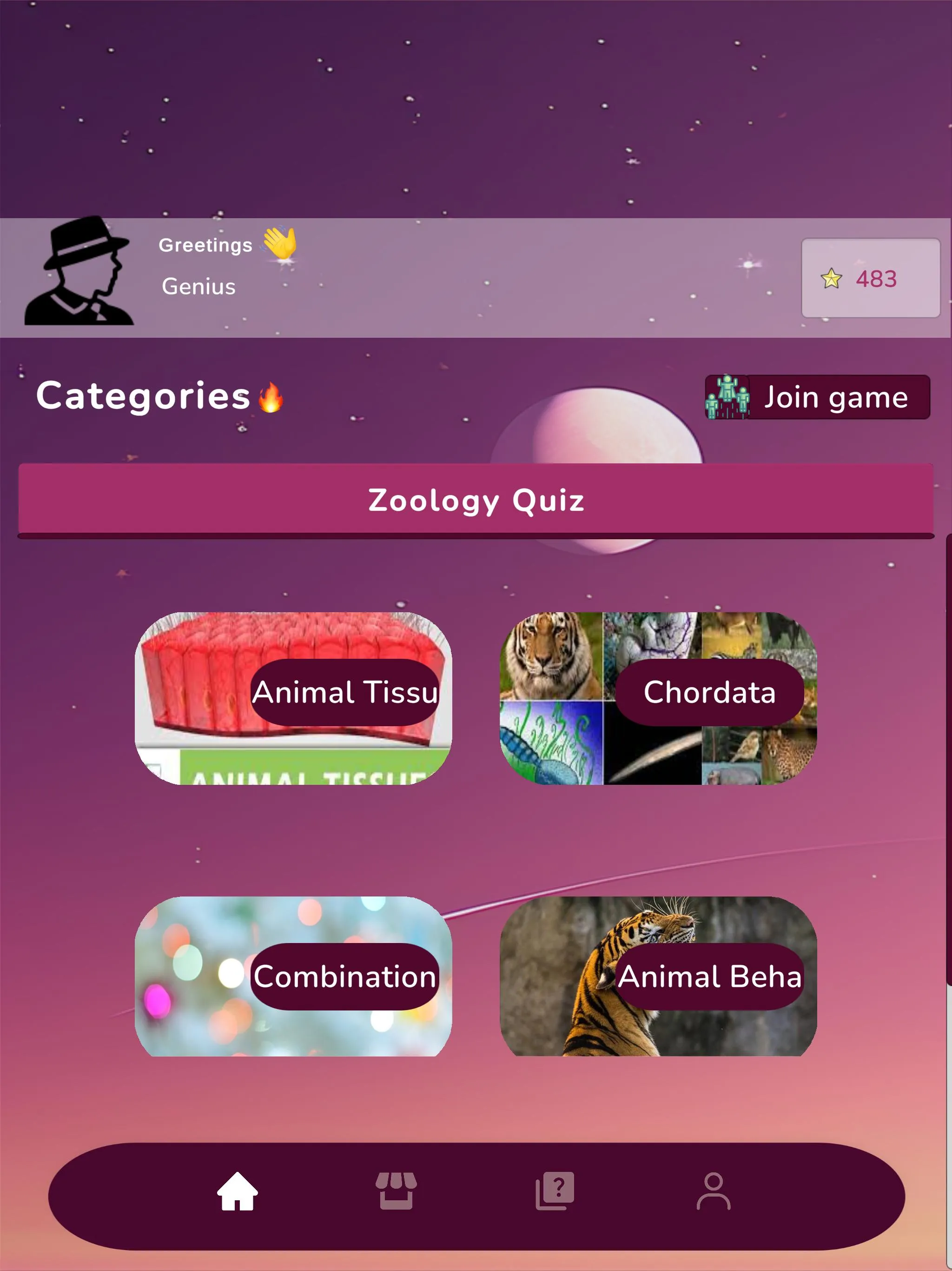 Zoology Test Quiz | Indus Appstore | Screenshot