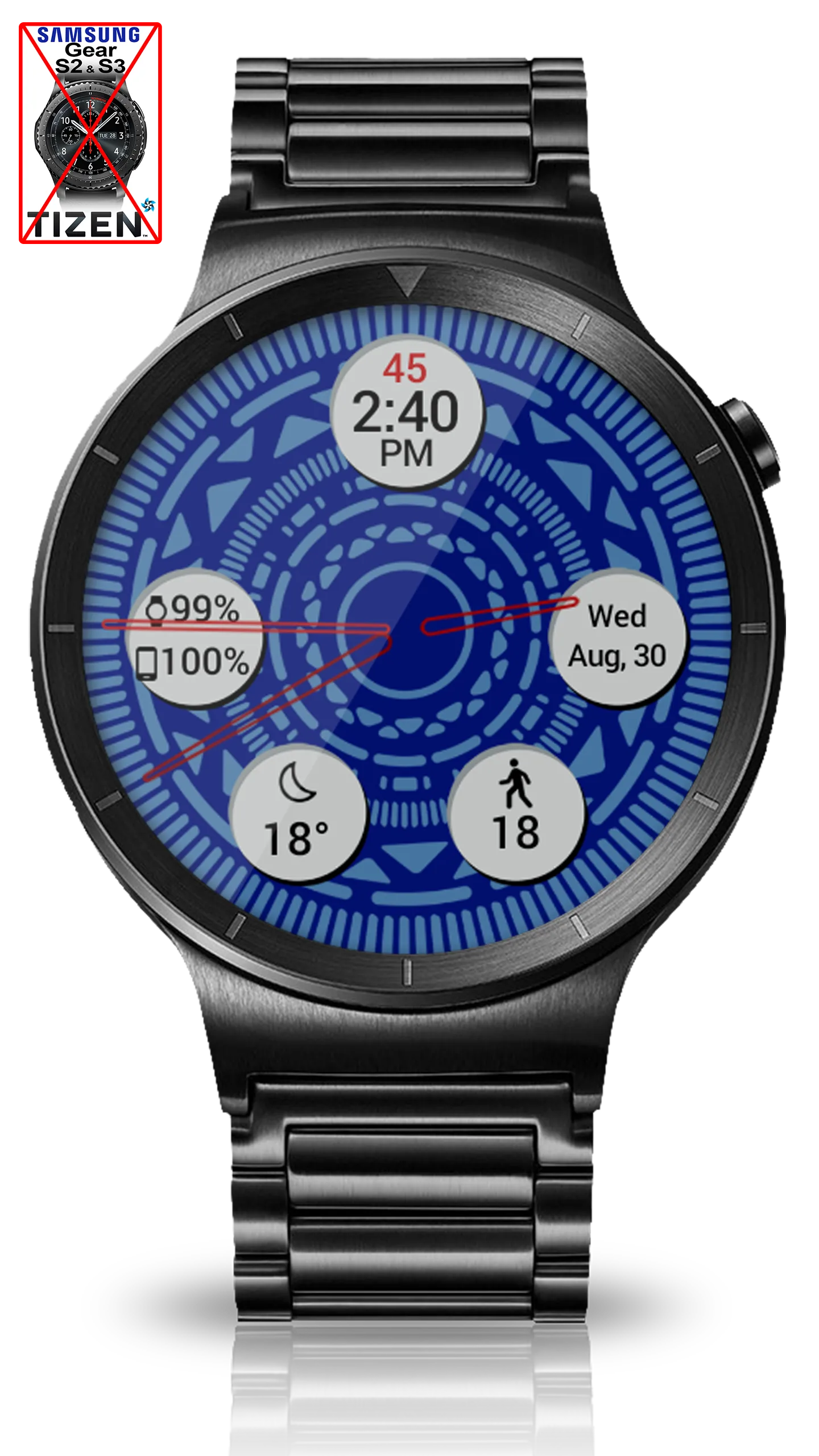 Ore-O Themed HD Watch Face | Indus Appstore | Screenshot