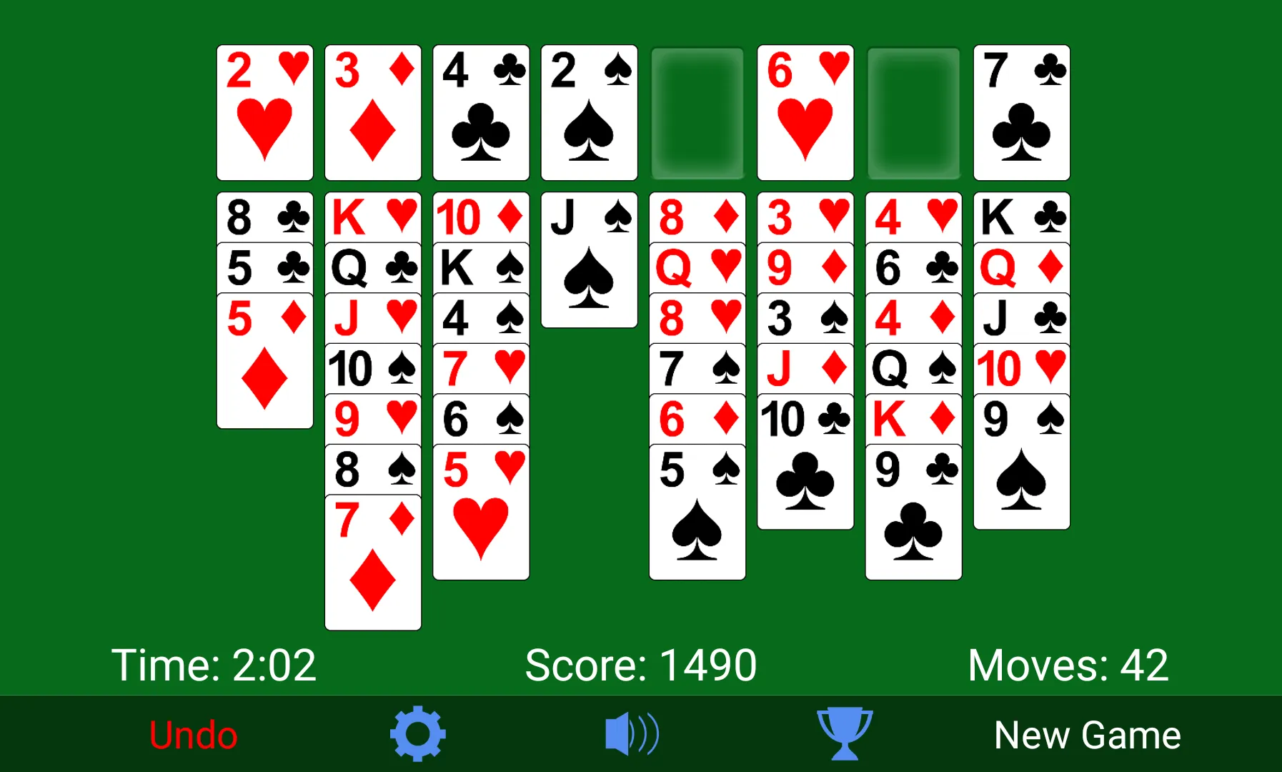 FreeCell Solitaire | Indus Appstore | Screenshot