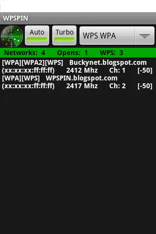 WPSPIN. WPS Wireless Scanner. | Indus Appstore | Screenshot