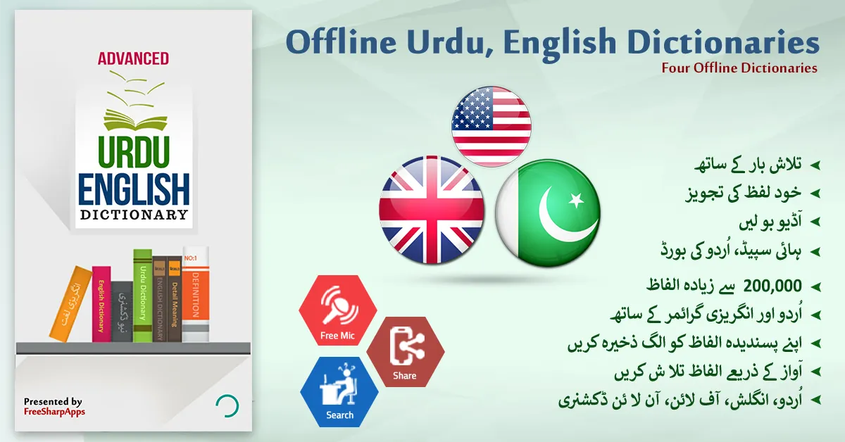 English Urdu Dictionary Lite | Indus Appstore | Screenshot