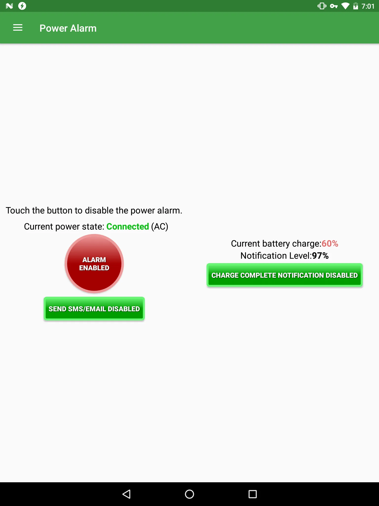 Power Alarm | Indus Appstore | Screenshot