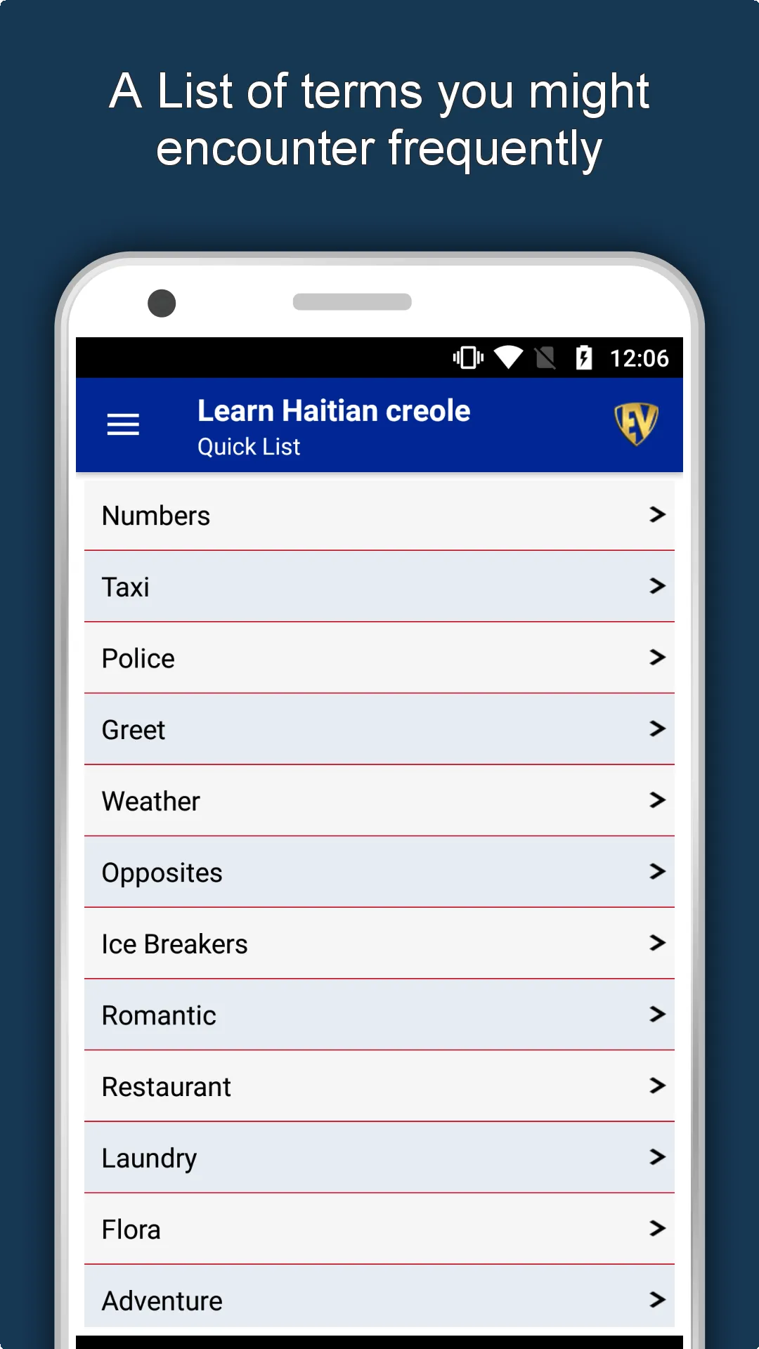 Learn Haitian Creole: Speak Ha | Indus Appstore | Screenshot