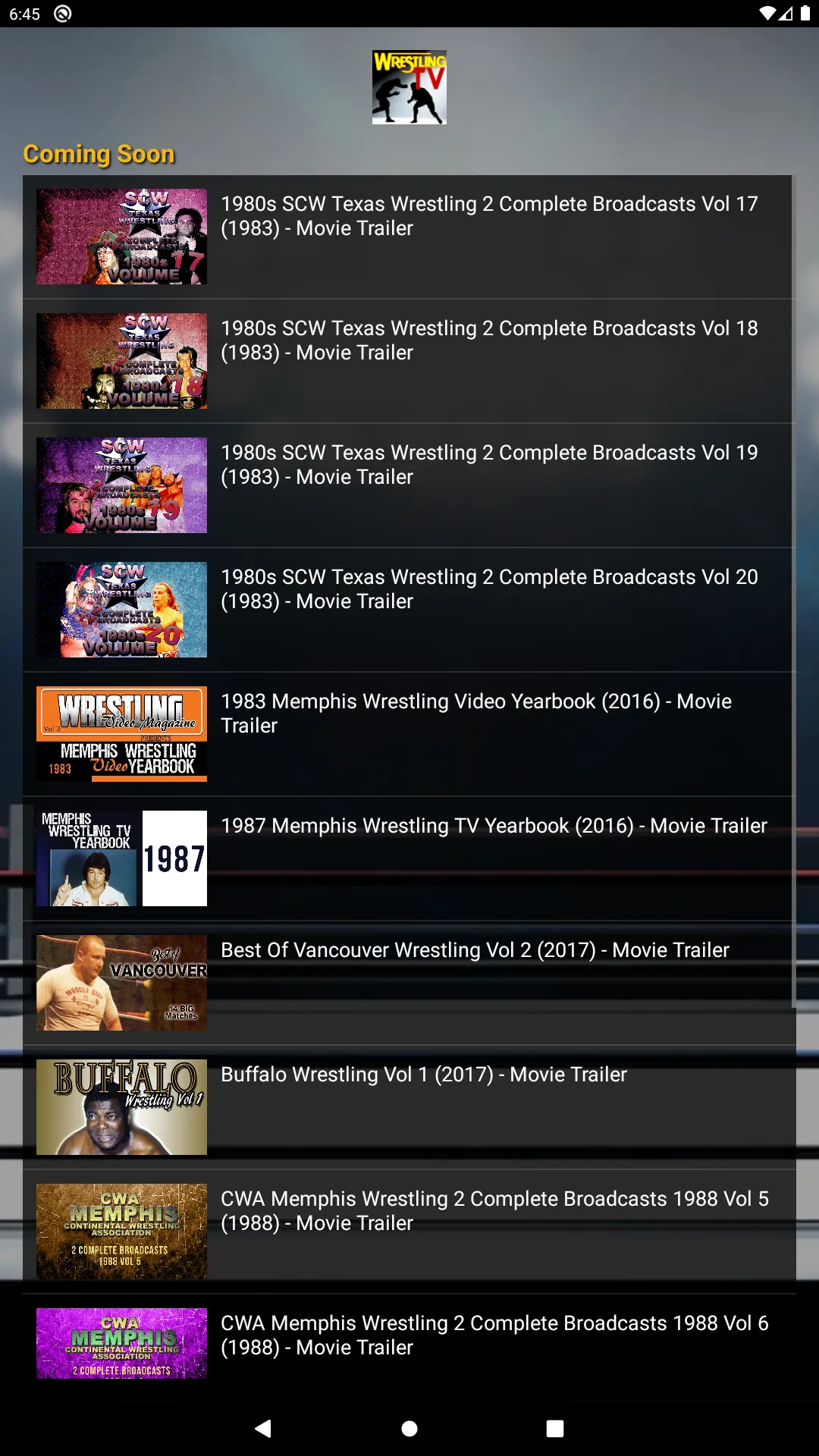 Wrestling TV Channel | Indus Appstore | Screenshot