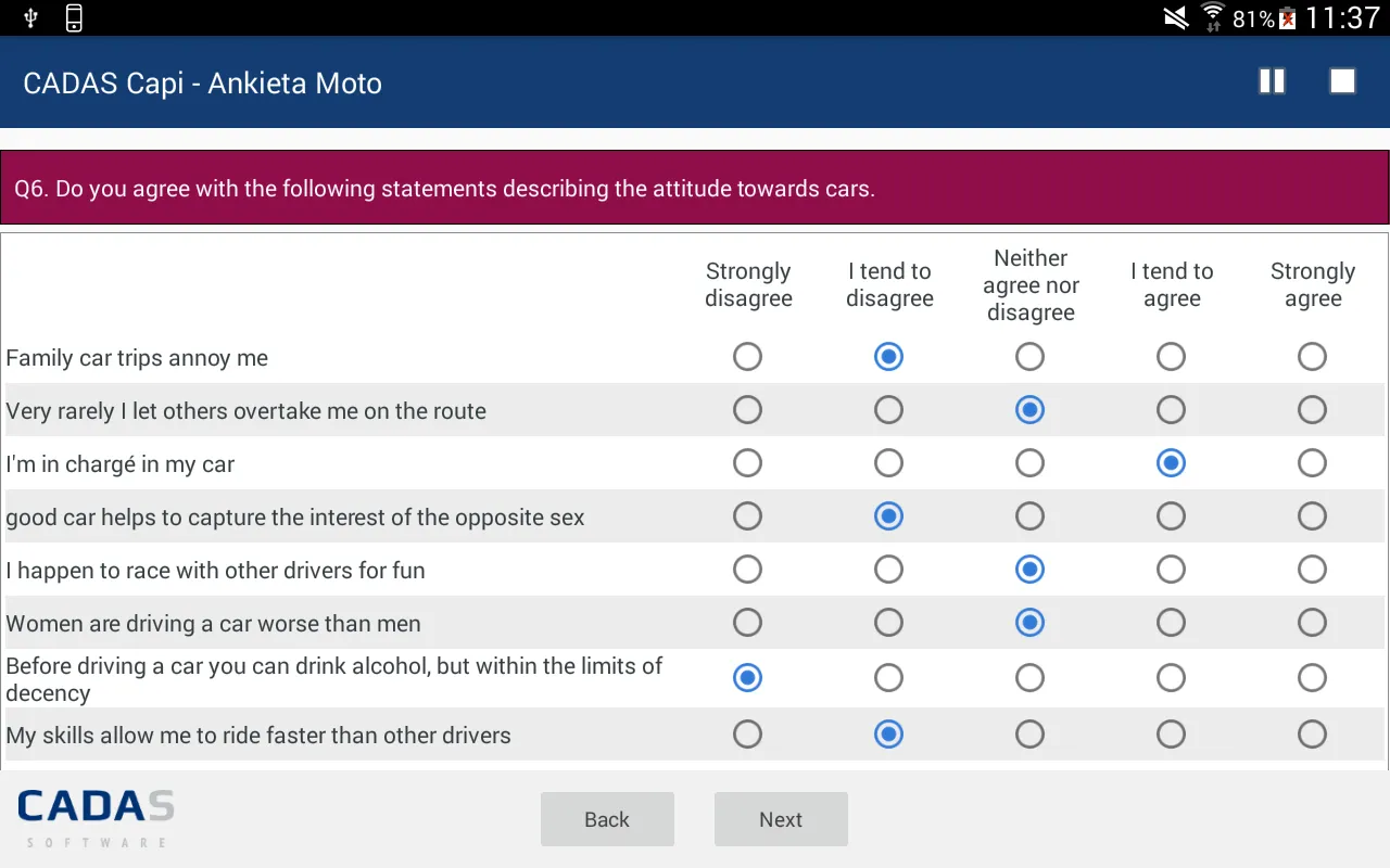 CADAS Capi - Moto Survey | Indus Appstore | Screenshot