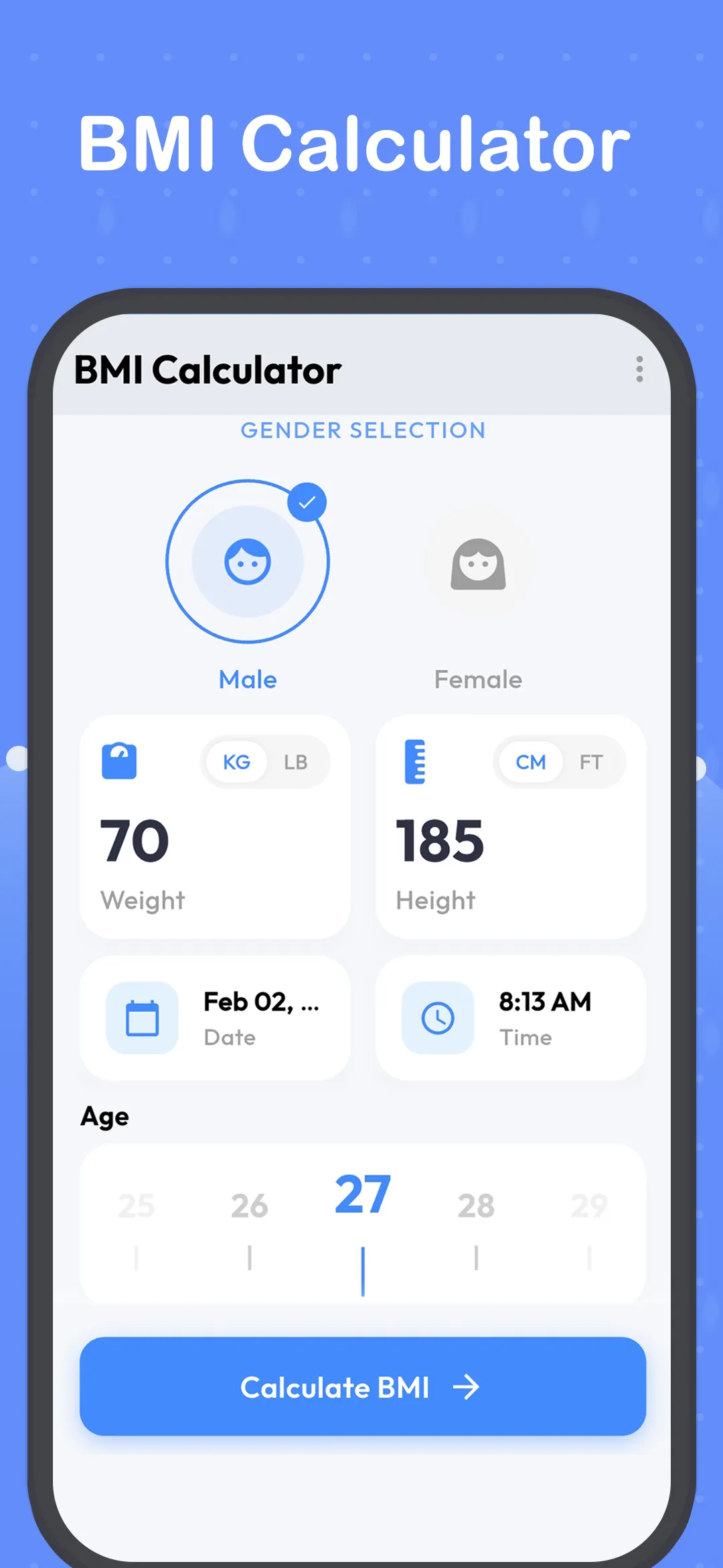 BMI Calculator-Weight record | Indus Appstore | Screenshot