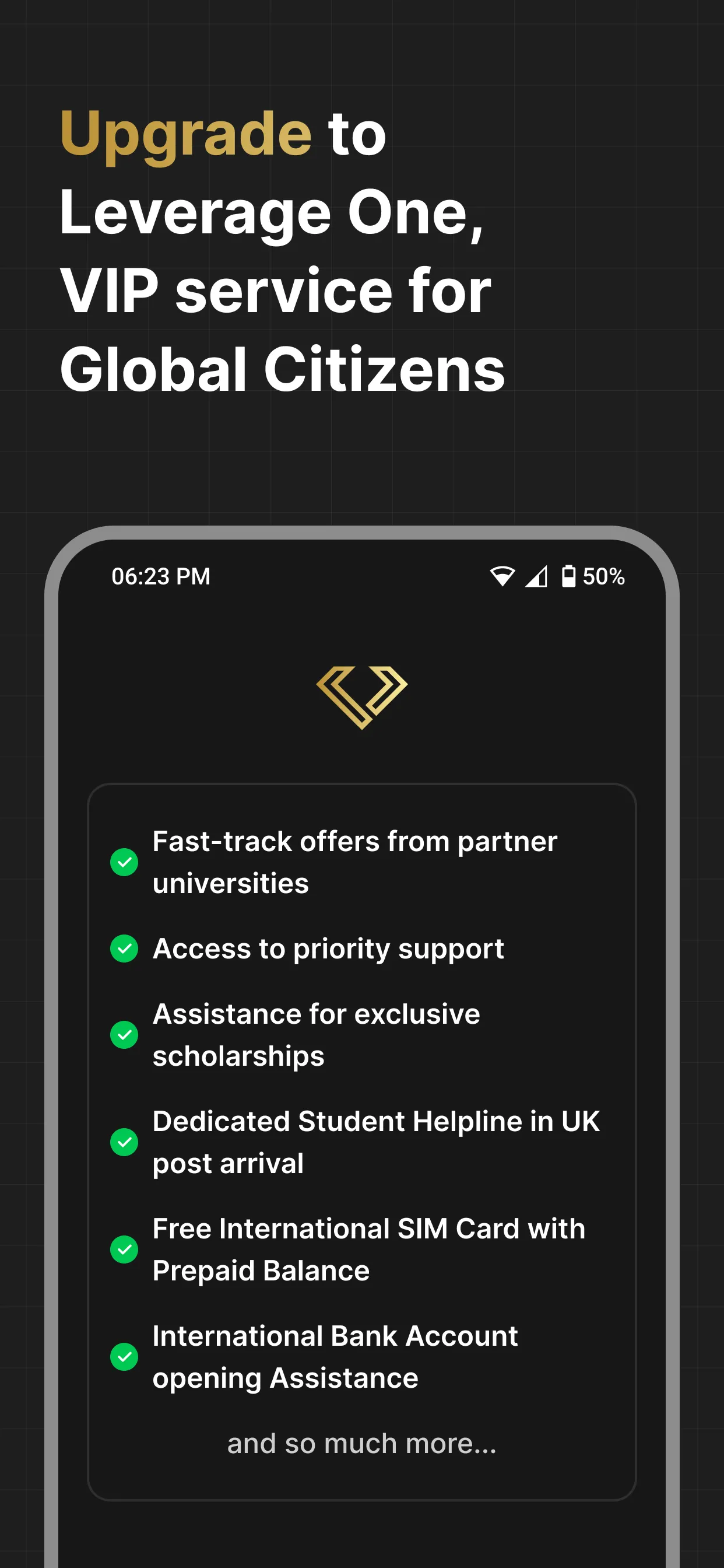 Study Abroad with Leverage | Indus Appstore | Screenshot