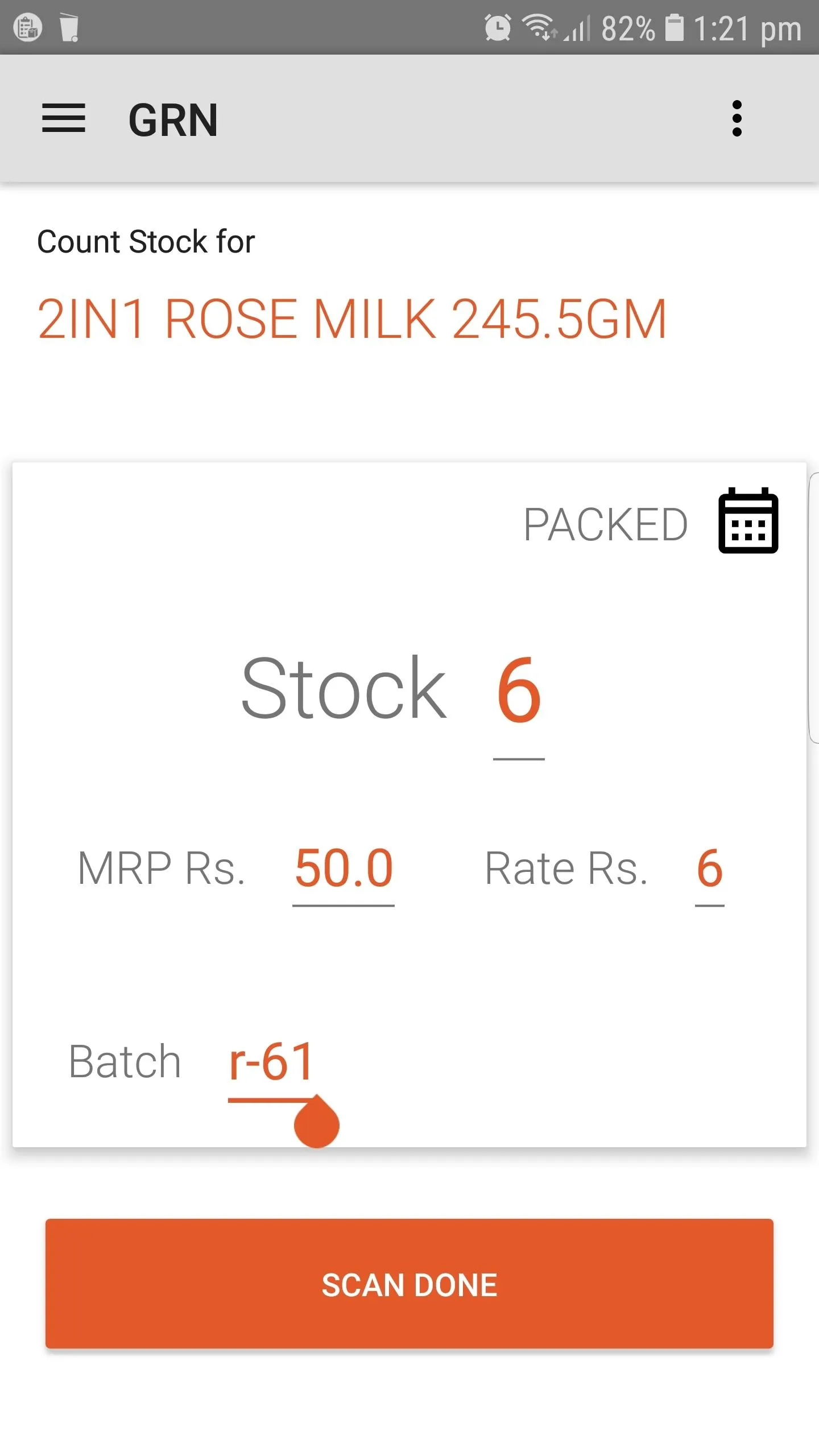 GoSure [InStock] - Stock Take | Indus Appstore | Screenshot