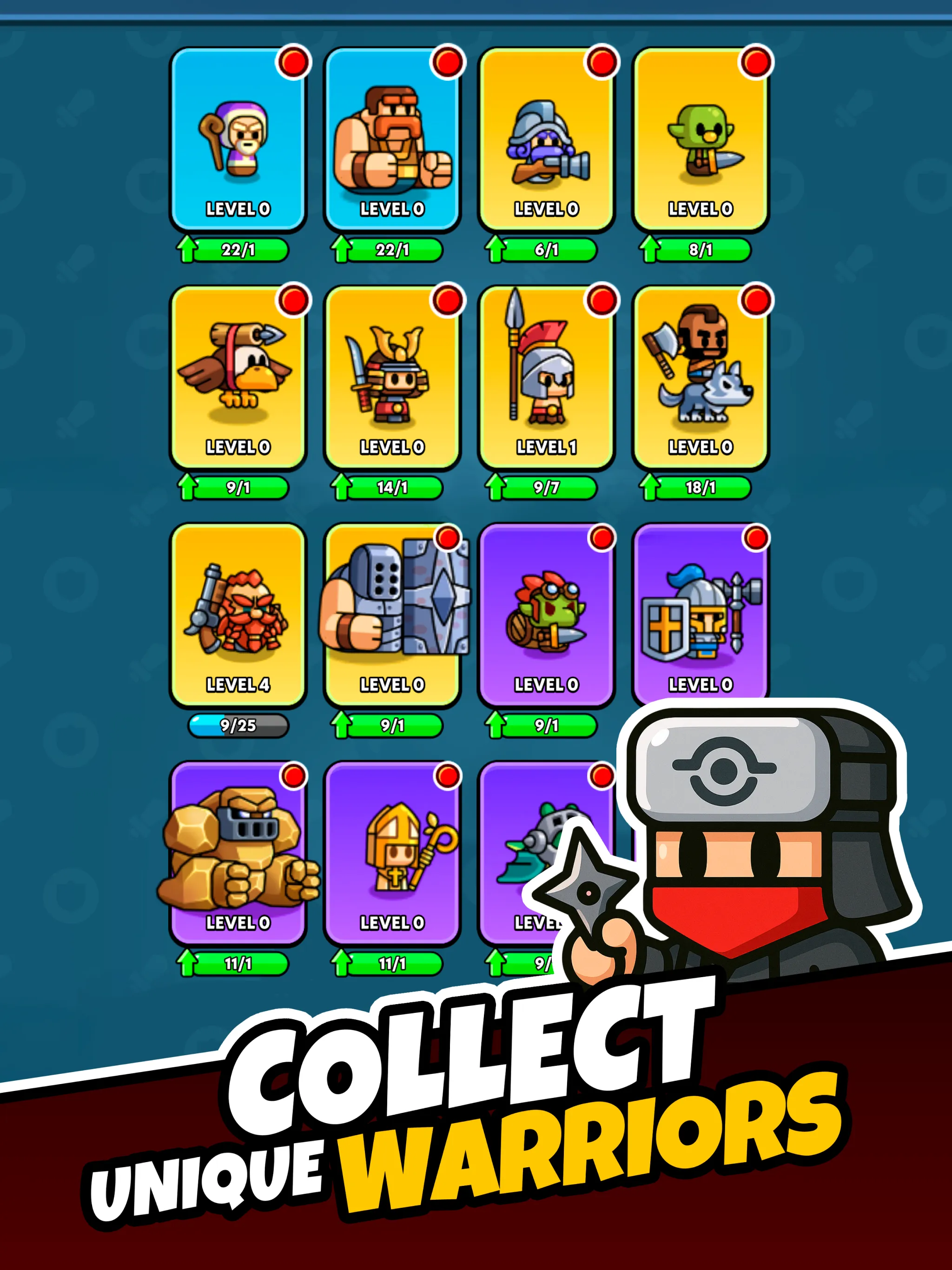 Tiny Warriors Rush - Idle TD | Indus Appstore | Screenshot