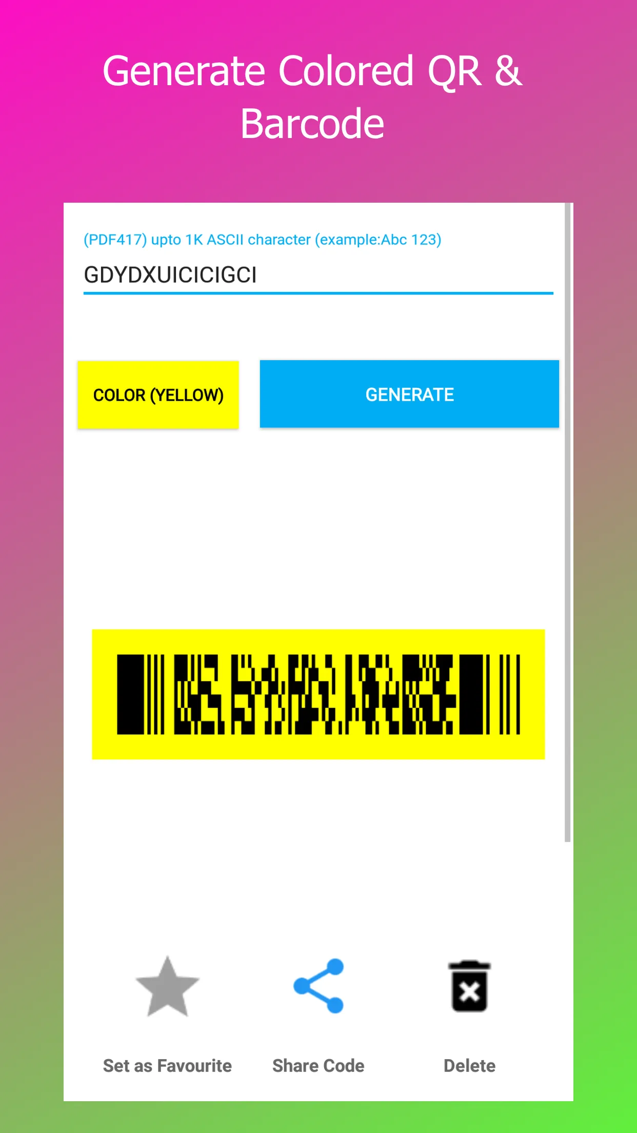 PDF417 Barcode & QR Scanner | Indus Appstore | Screenshot