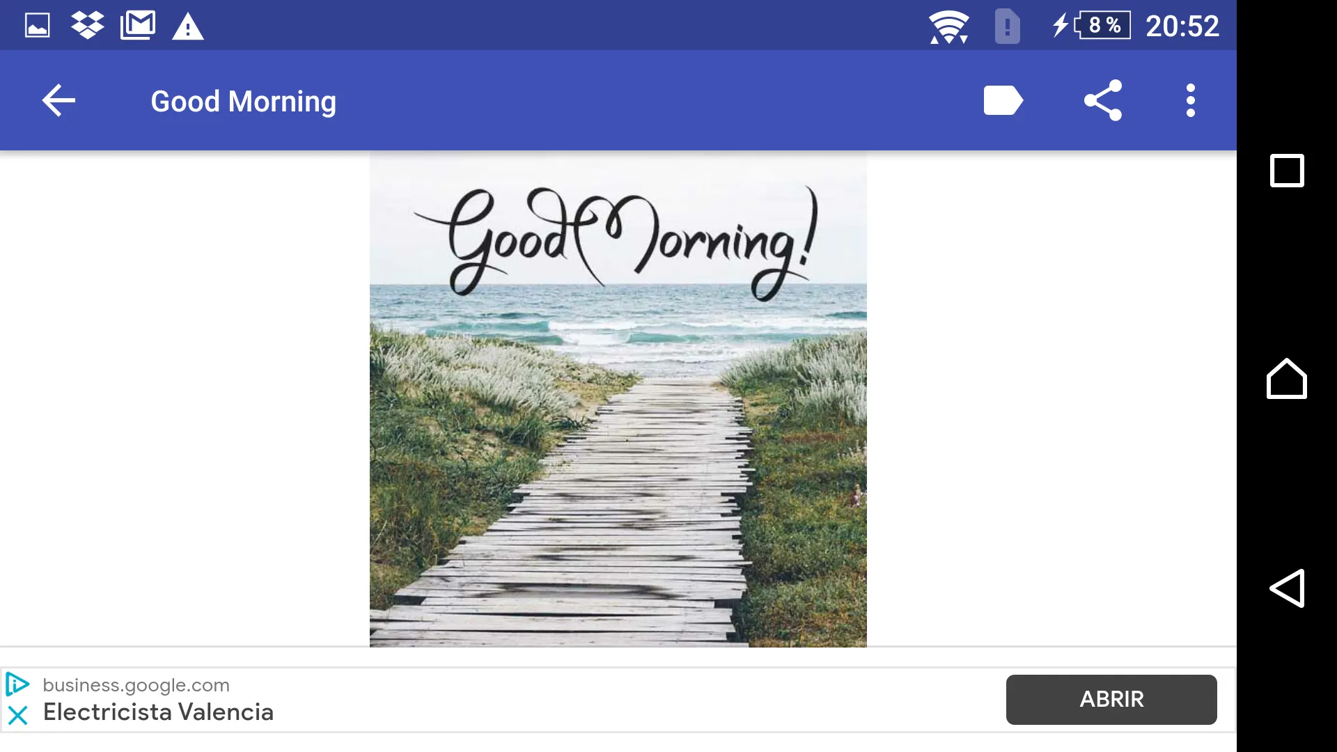 HAPPY DAWN MORNING | Indus Appstore | Screenshot