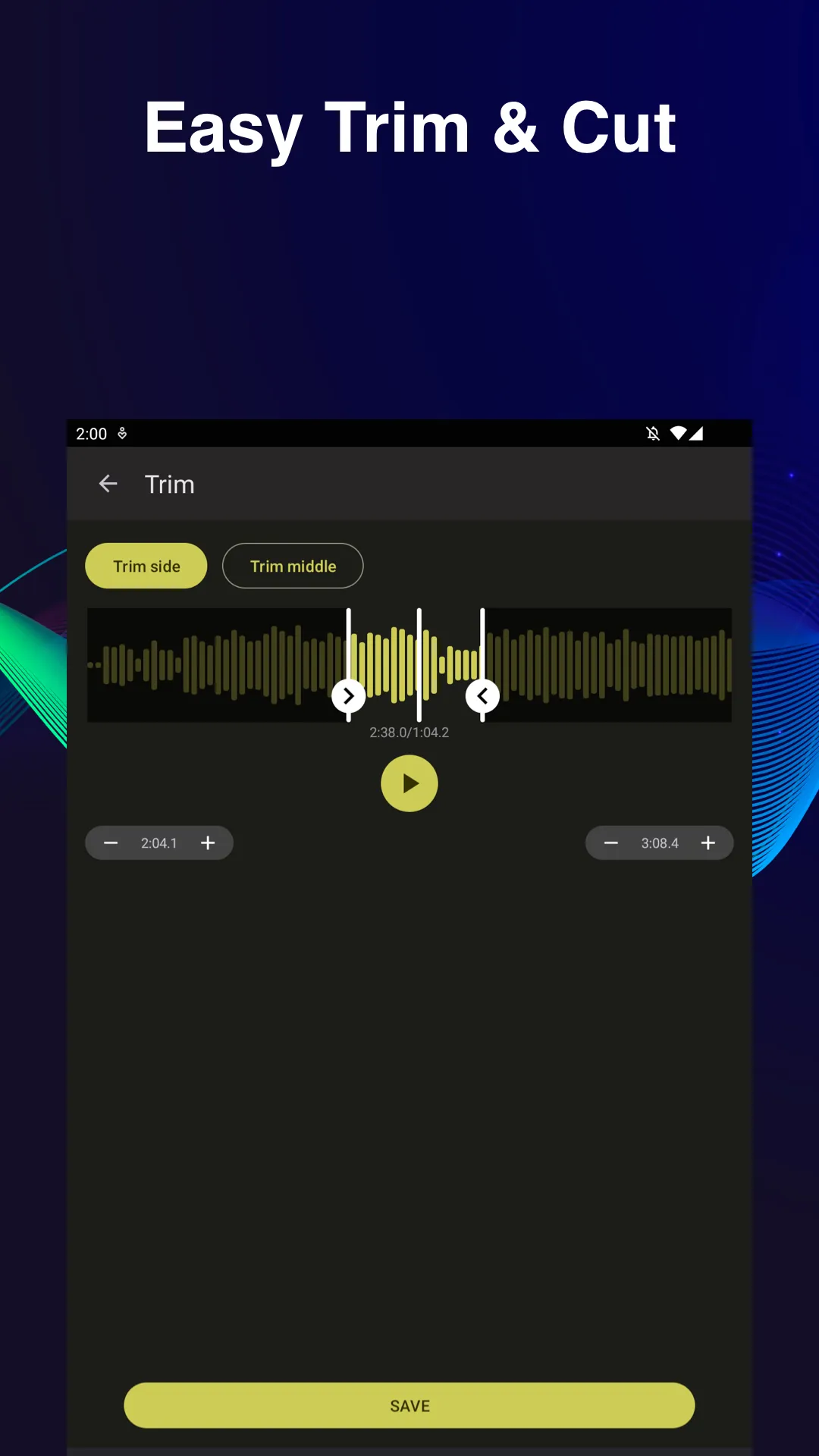 MP3 cutter, Audio Music editor | Indus Appstore | Screenshot