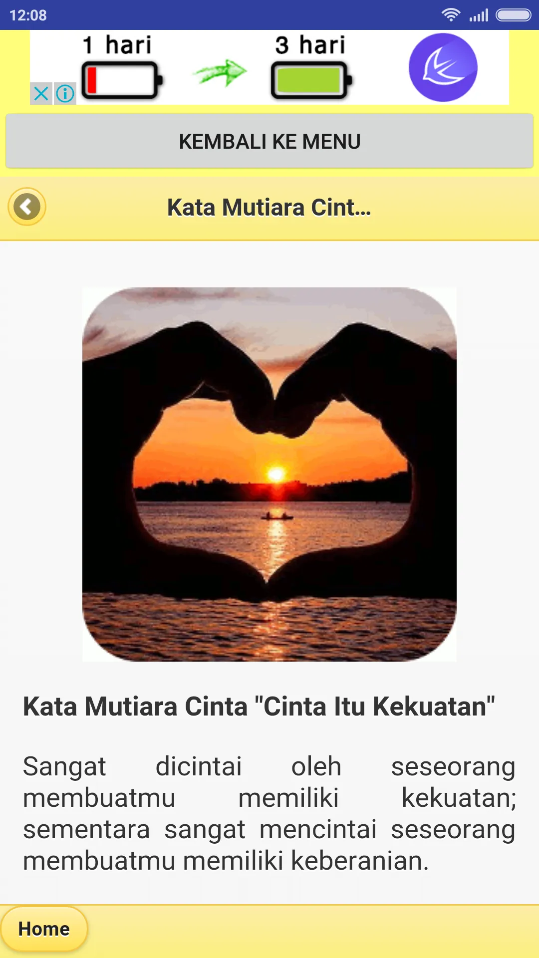 Kumpulan Kata Cinta Romantis | Indus Appstore | Screenshot