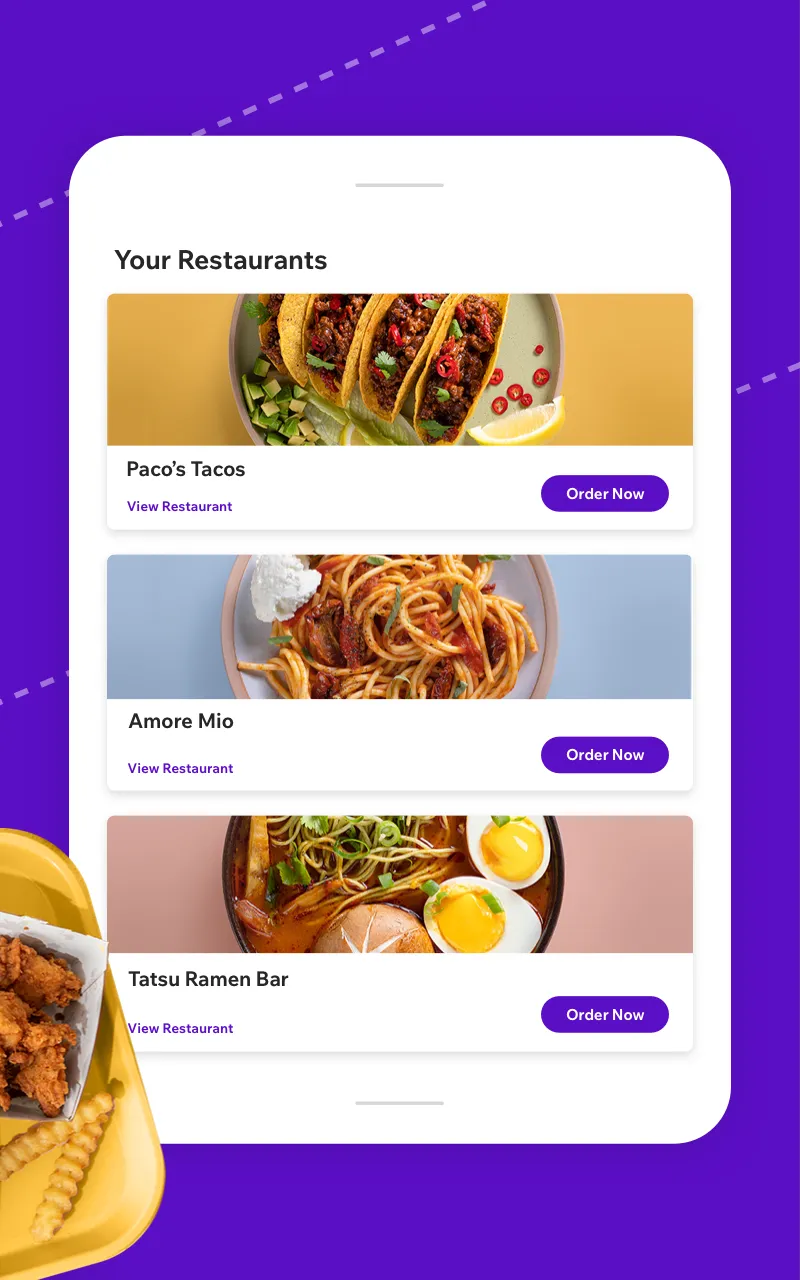 Dine by Wix | Indus Appstore | Screenshot